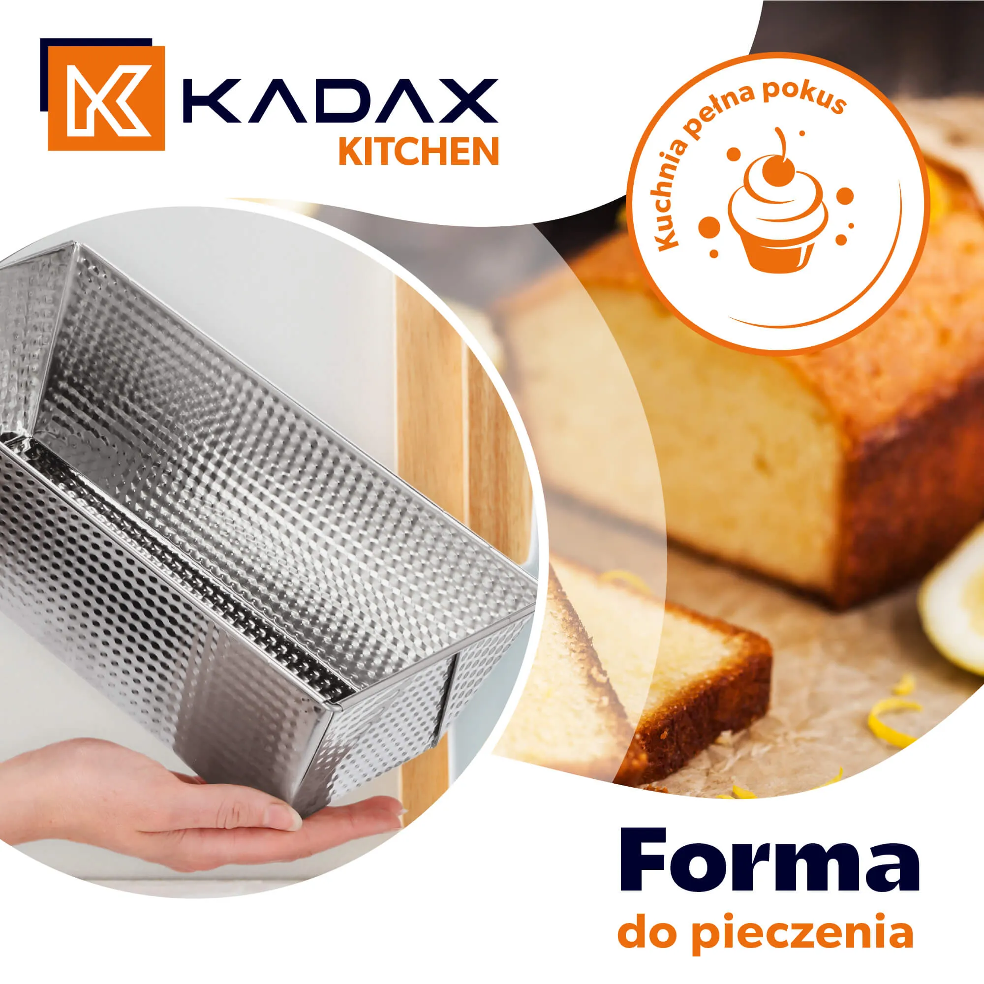 Ellos kepimo forma 31 cm, sidabrinė