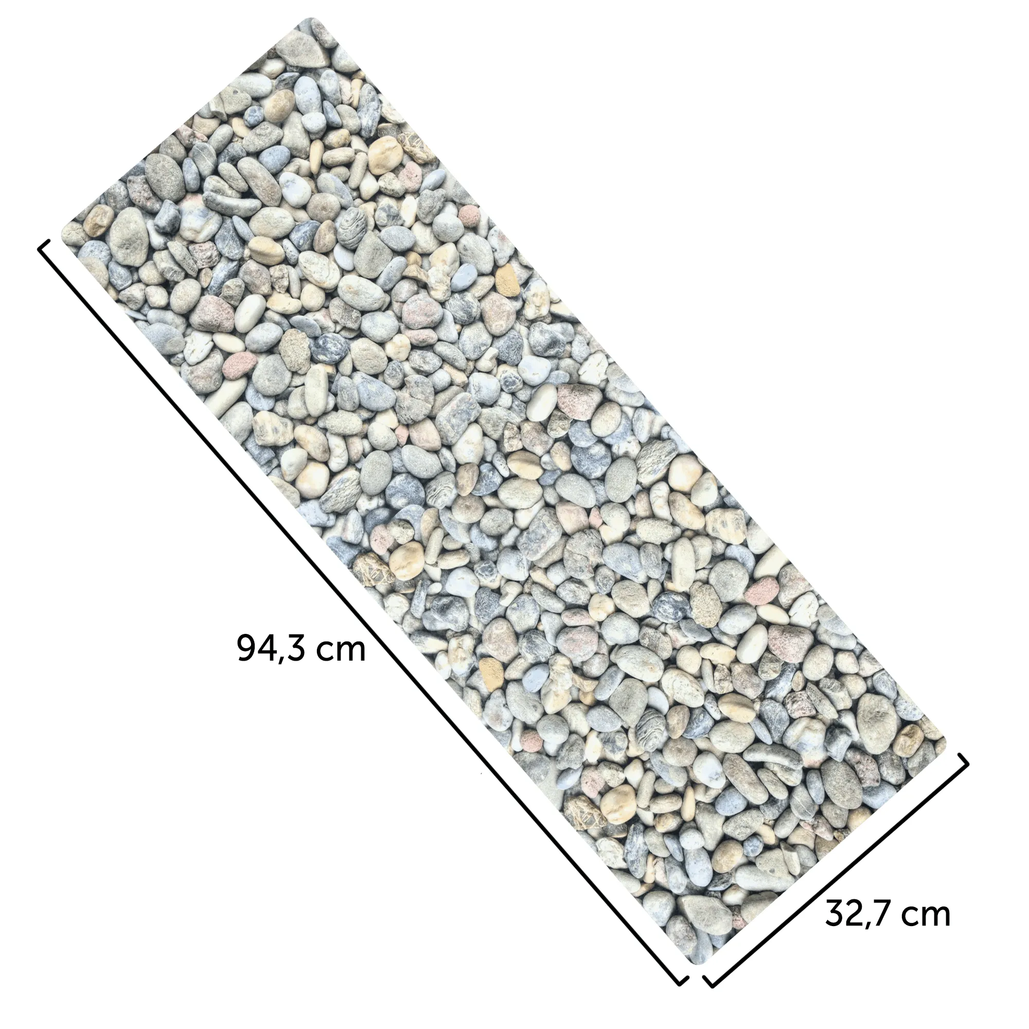 Agello stalo takelis 94 x 32 cm, akmenukai