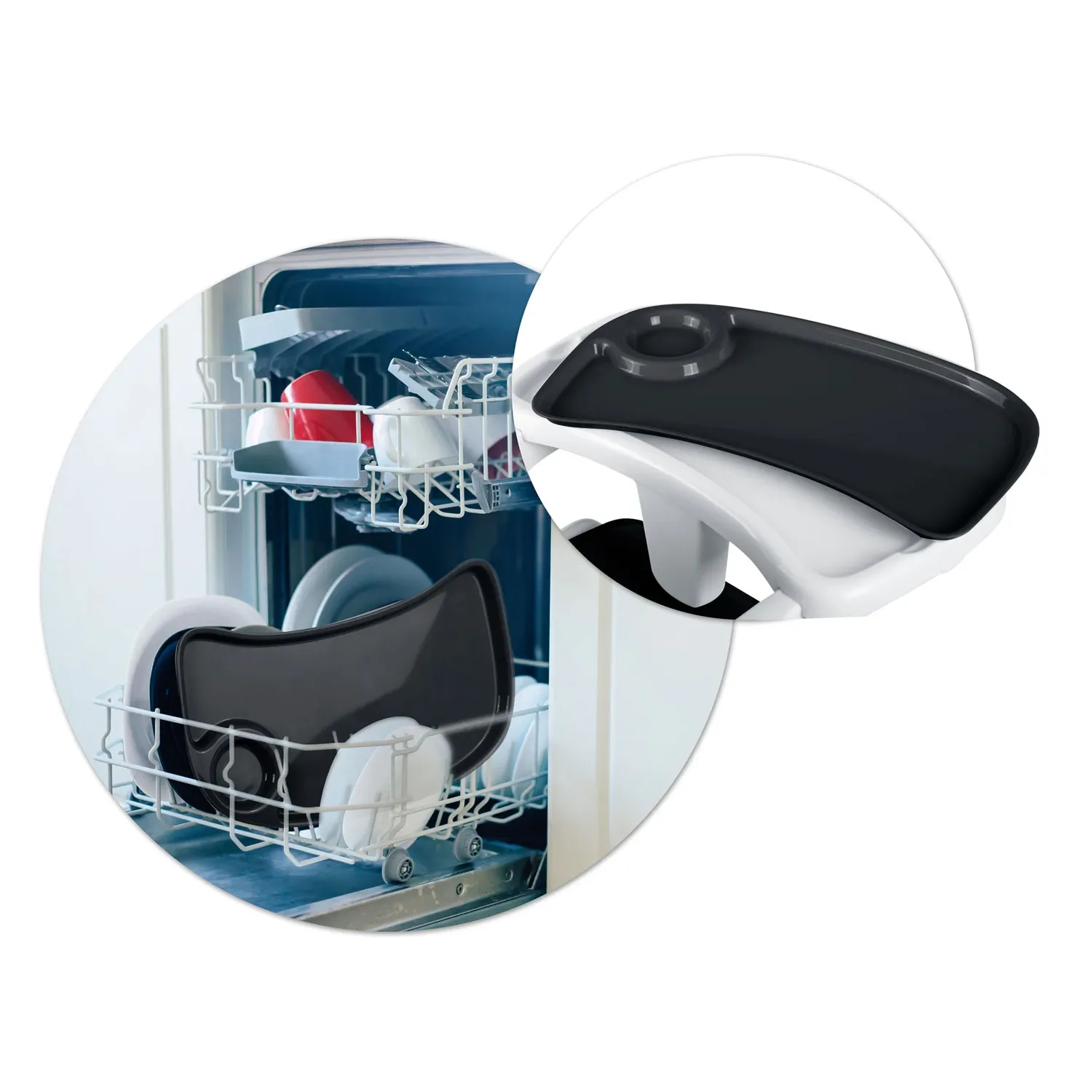 Ricokids Tulo maitinimo kėdutė, juoda - nuotrauka 1