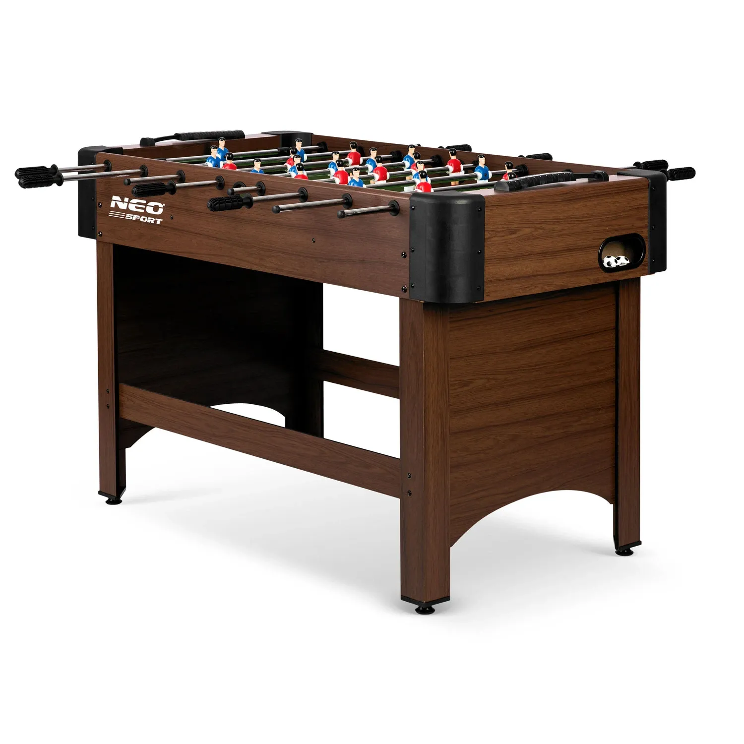 „Neosport“ stalo futbolo stalas, 118 x 61 x 79 cm, NS-804, tamsiai rudas - nuotrauka 1