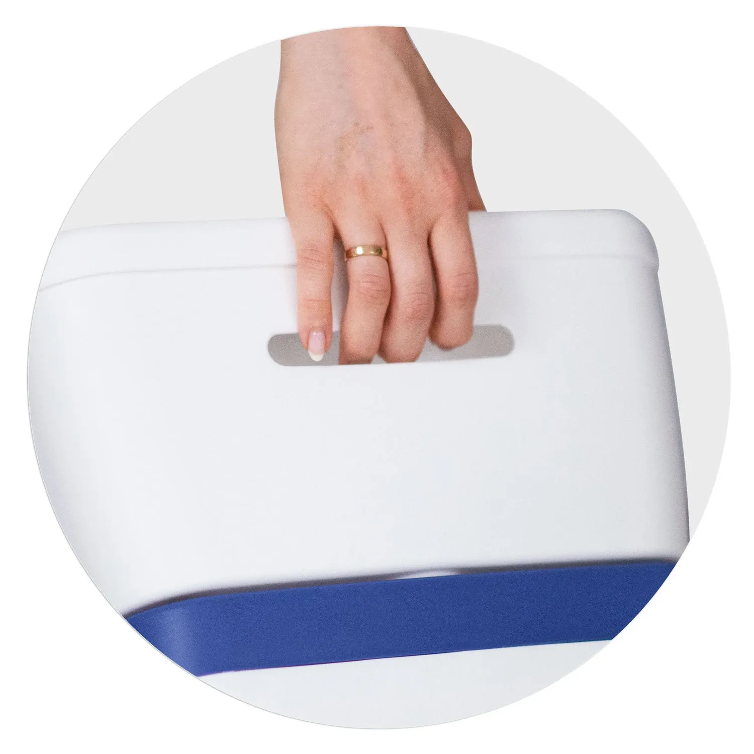 Vaikiškas puodukas su melodija RK-290 baltas ir mėlynas - nuotrauka 1