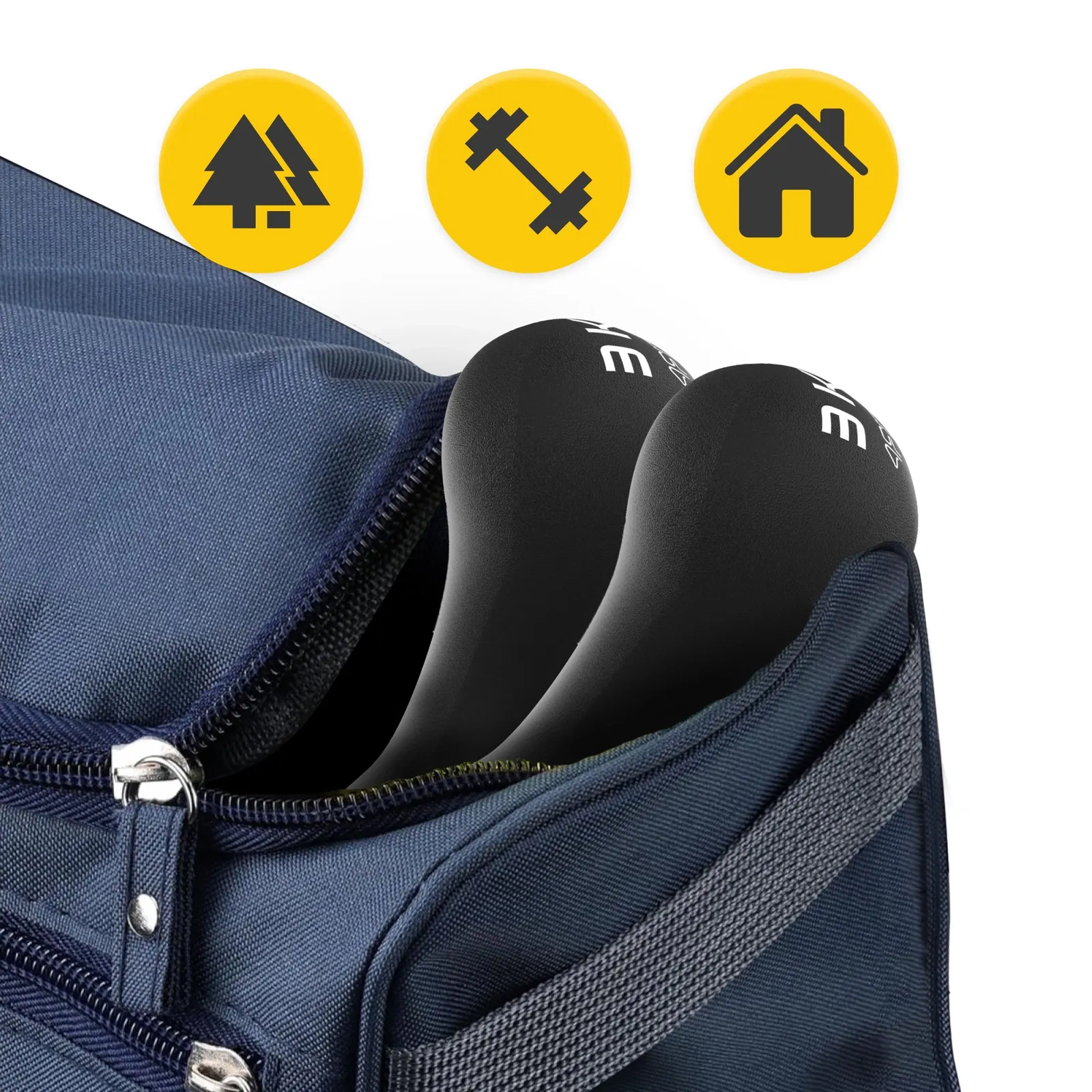 Ketaus hanteliai 8 formų pratimams 2 x 3 kg