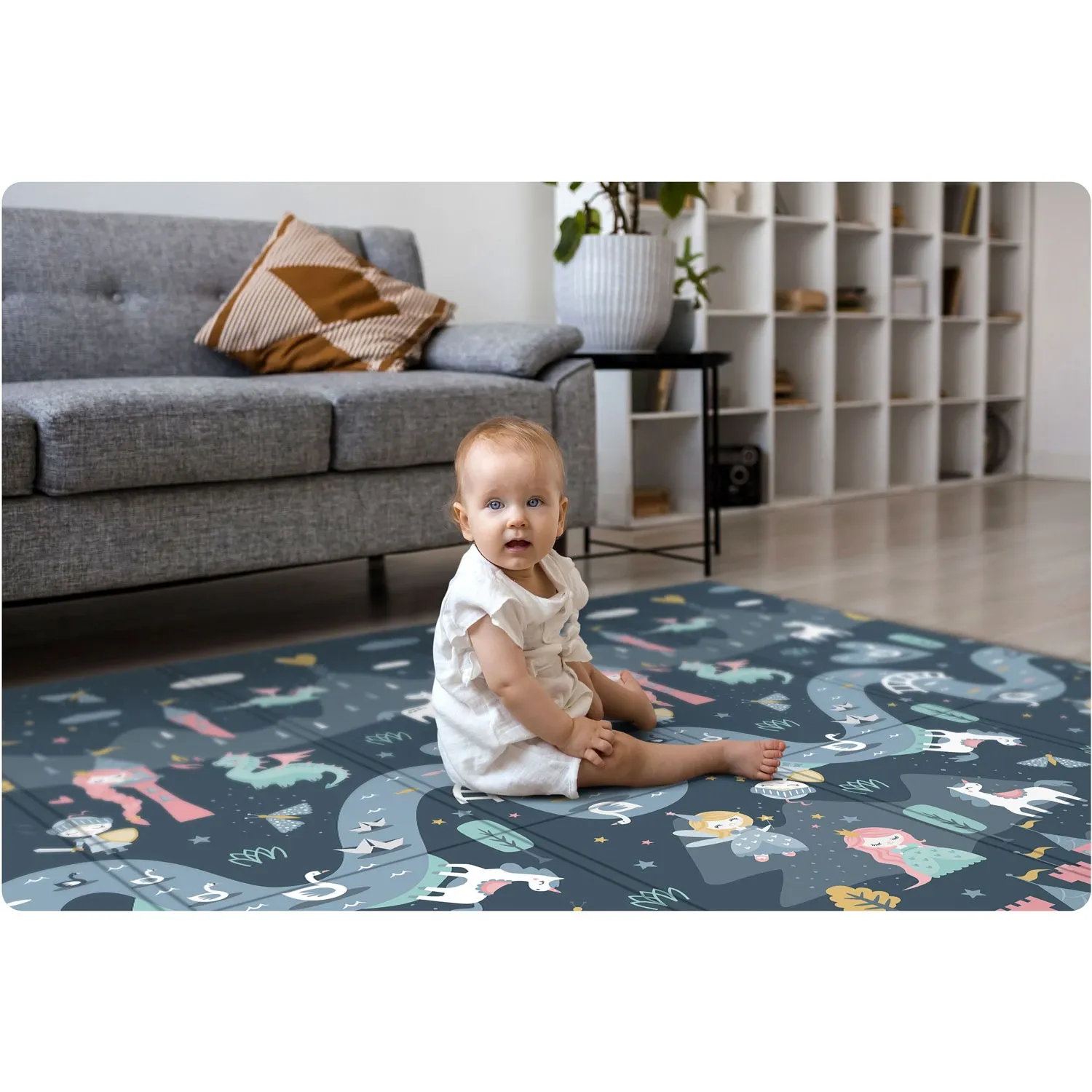 Sulankstomas edukacinis putplasčio kilimėlis 200 x 150 x 1 cm Nukido NK-341 - nuotrauka 1