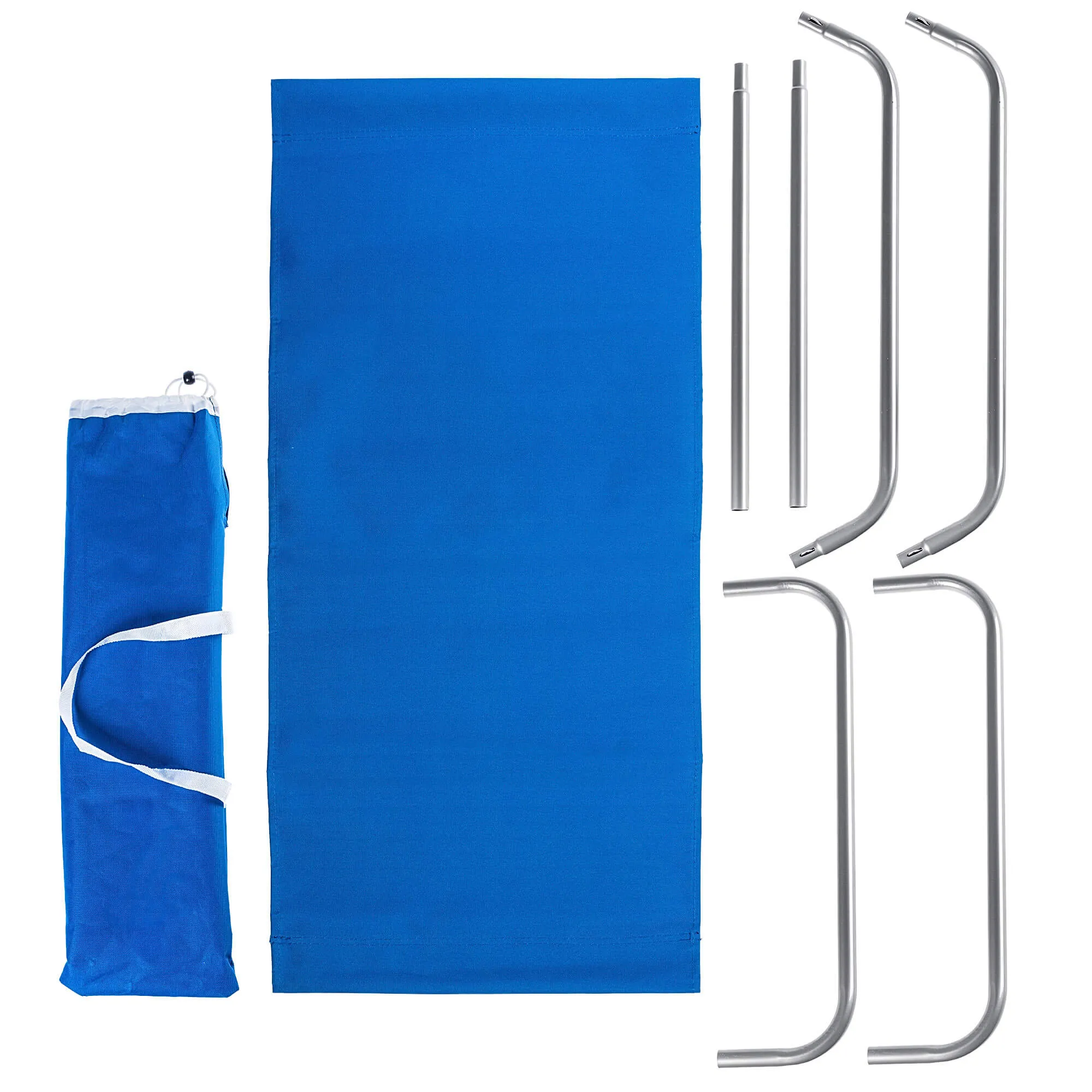 „Mill“ sulankstoma paplūdimio kėdė su užvalkalu, mėlyna