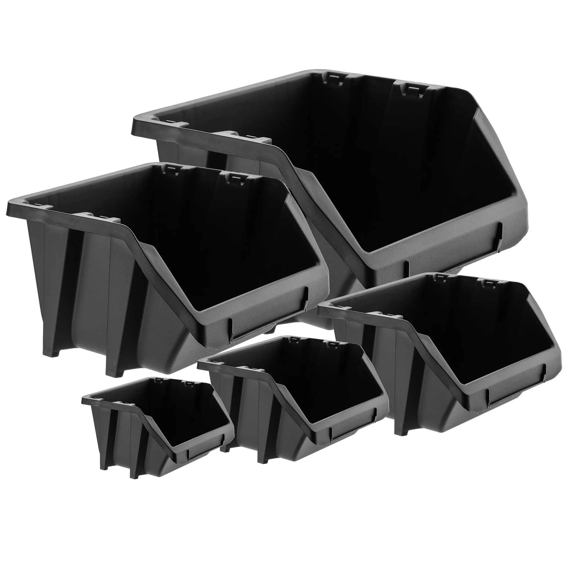 Falster dirbtuvių padėklas 12x10cm, juodas, 50 vnt.