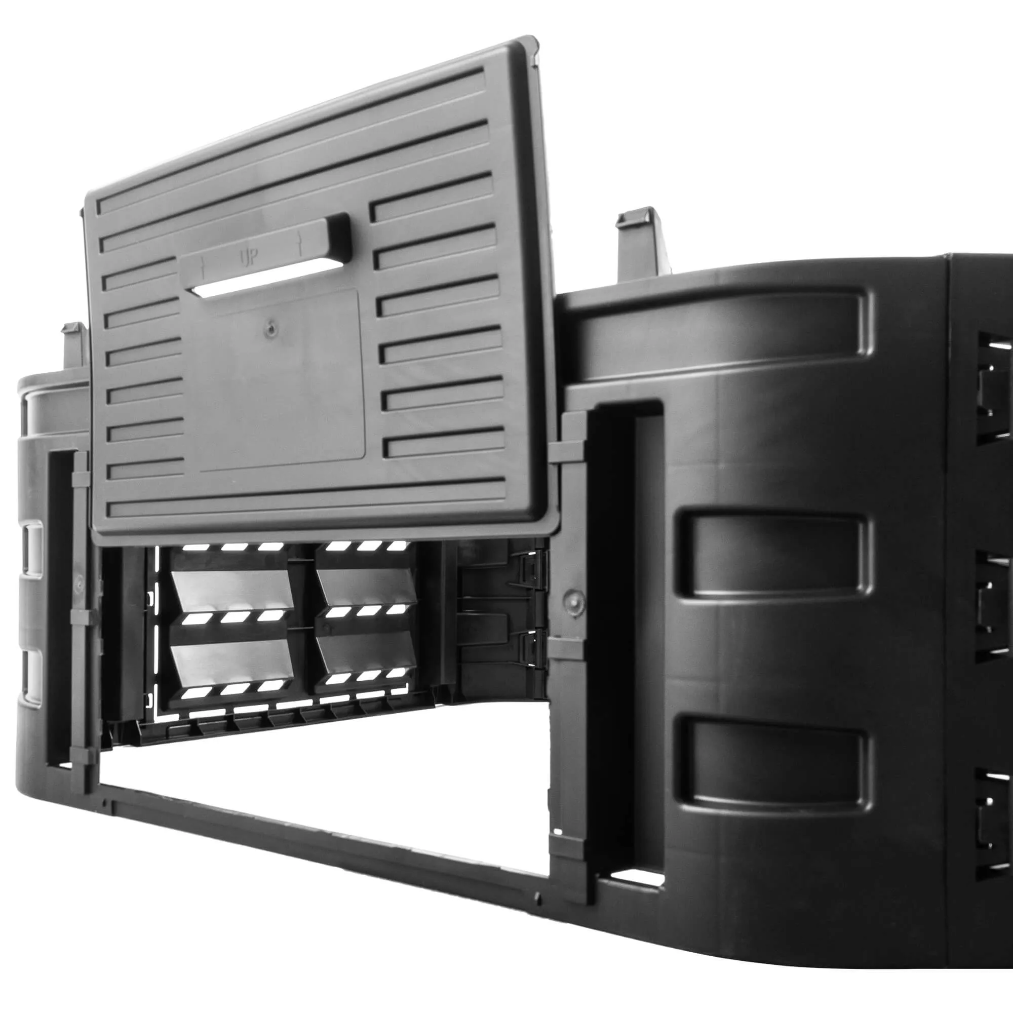 „Togiak“ 260 l kompostinės prailginimo modulis, juodas