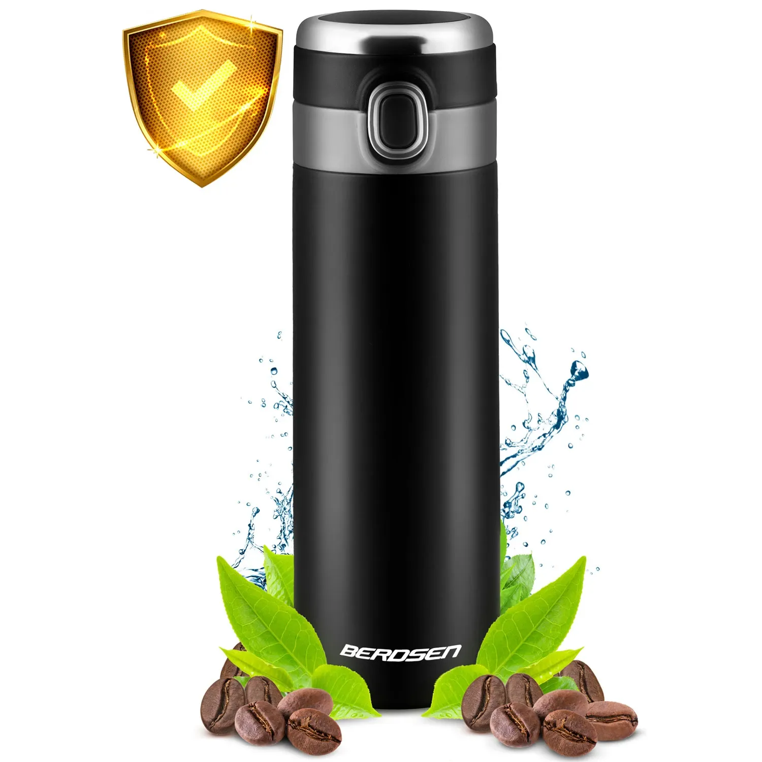Vakuuminis termosas 450 ml BD-786 juodas - nuotrauka 1
