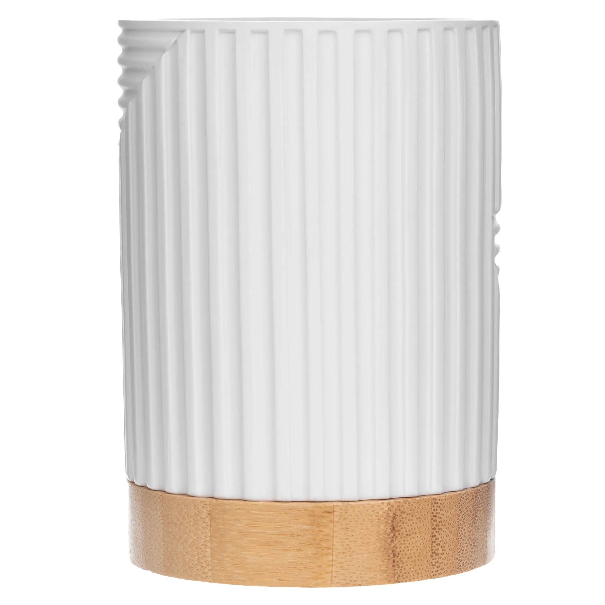 Lunel apvalus vonios puodelis, baltas