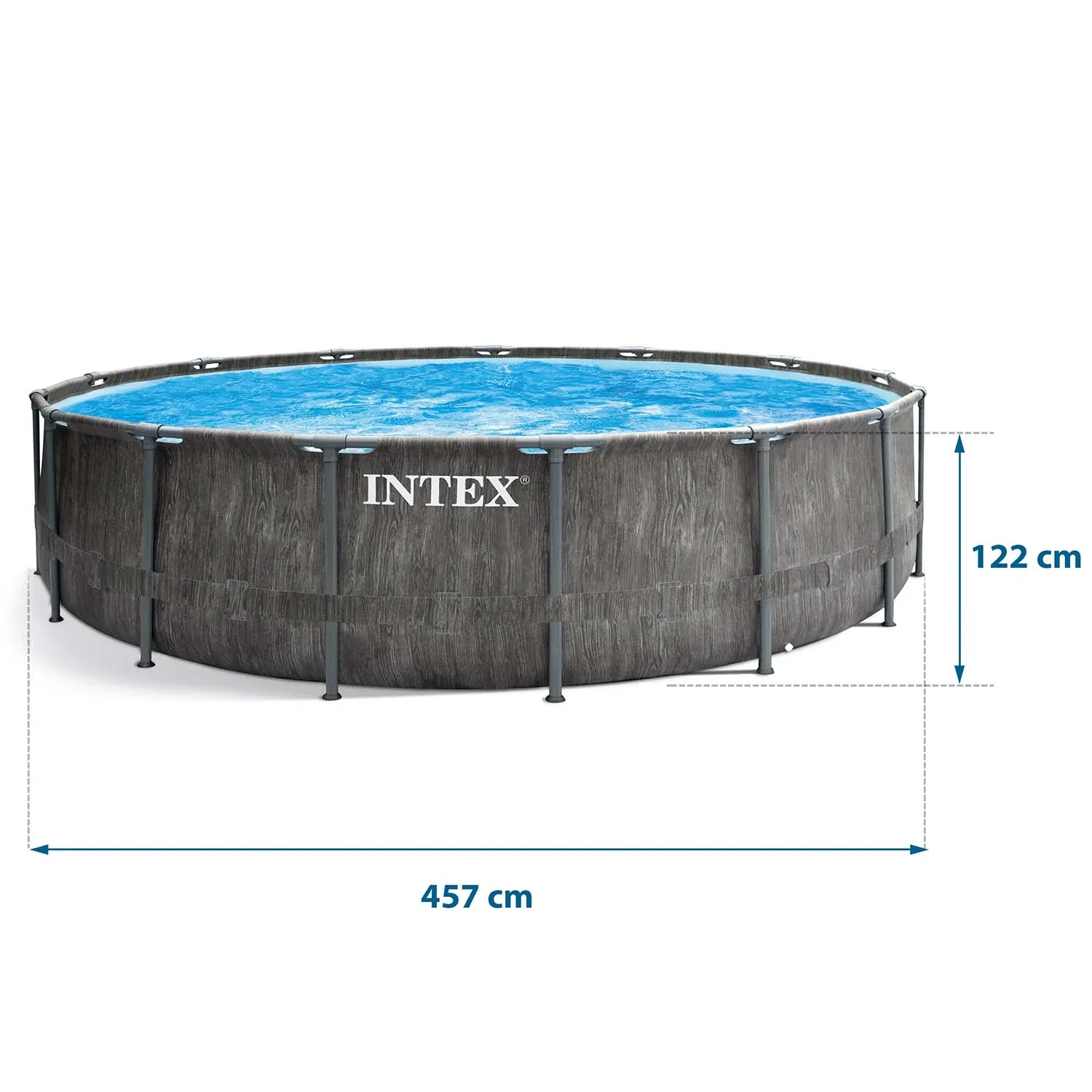 Karkasinis sodo baseinas 457 x 122 cm 20 in 1 INTEX 26742 - nuotrauka 1