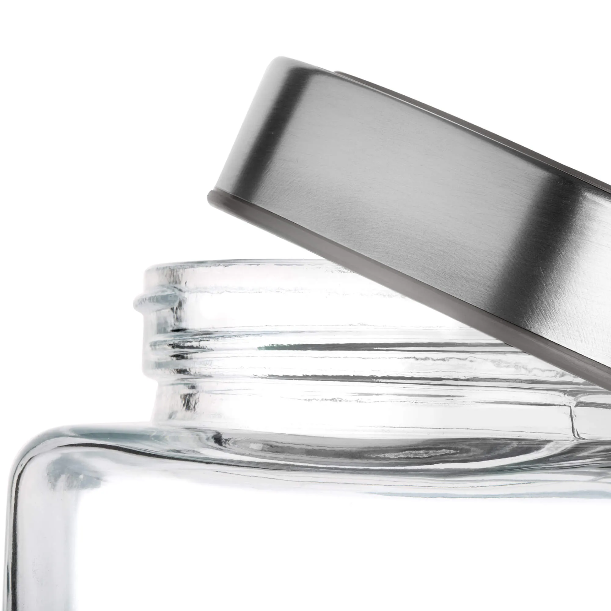 Ferno stiklinis maisto indas 500 ml, pilkas