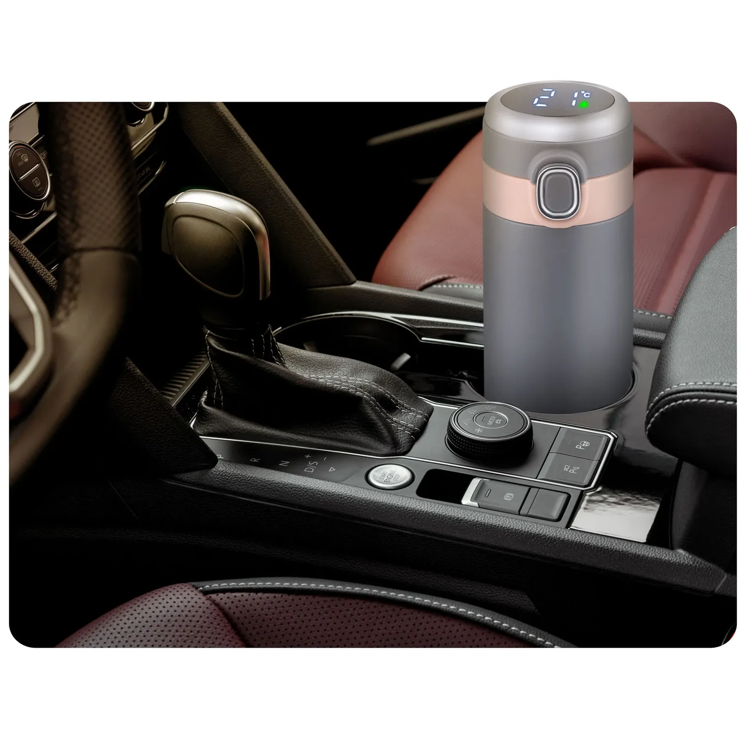Vakuuminis termosas 450 ml BD-786 pilkas - nuotrauka 1