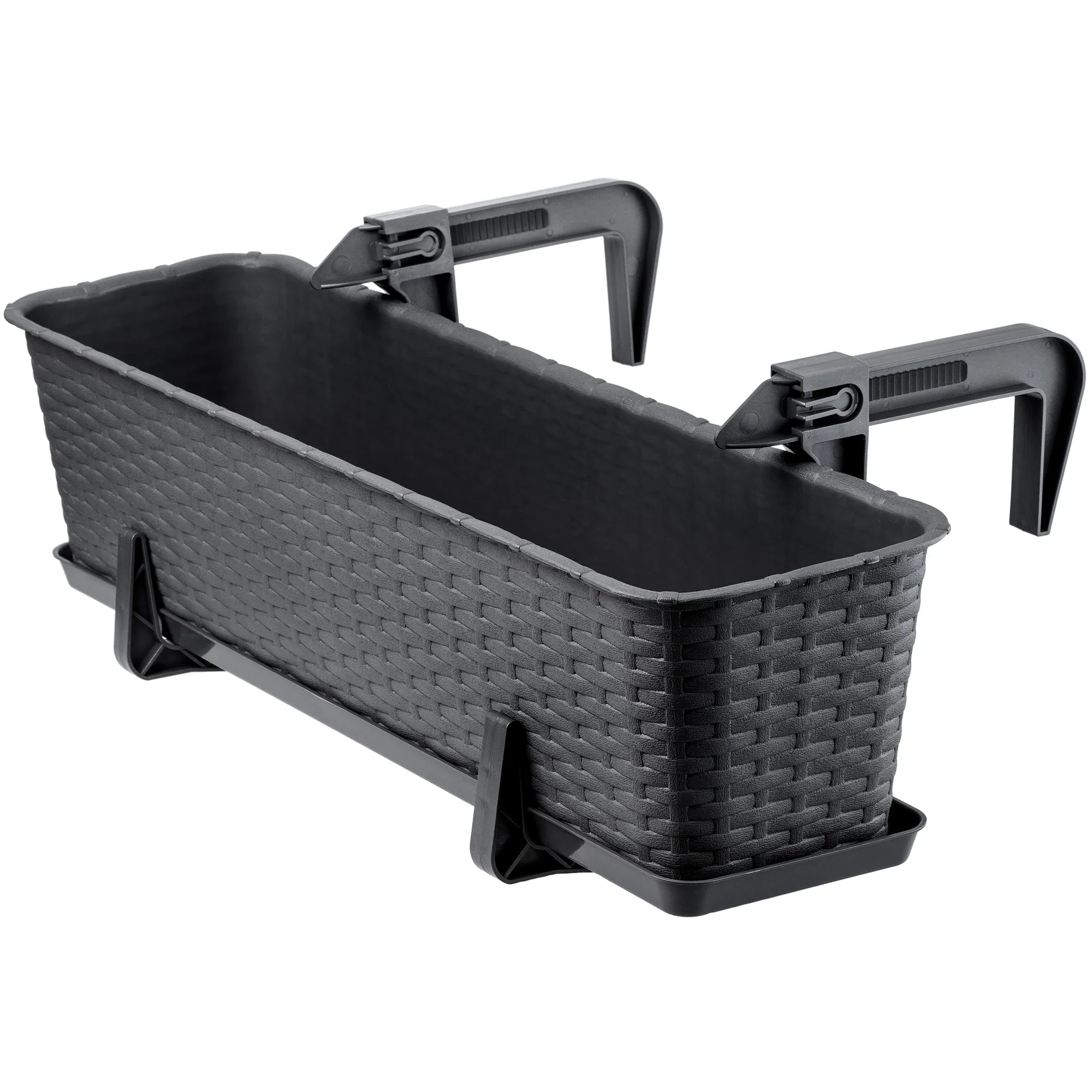 Balkoninis gėlių vazonas su rankenomis Frette 60 x 17 cm