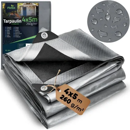 Brezentas 500 x 400 cm 260 g/m2 Plonos PL-501 - nuotrauka 1