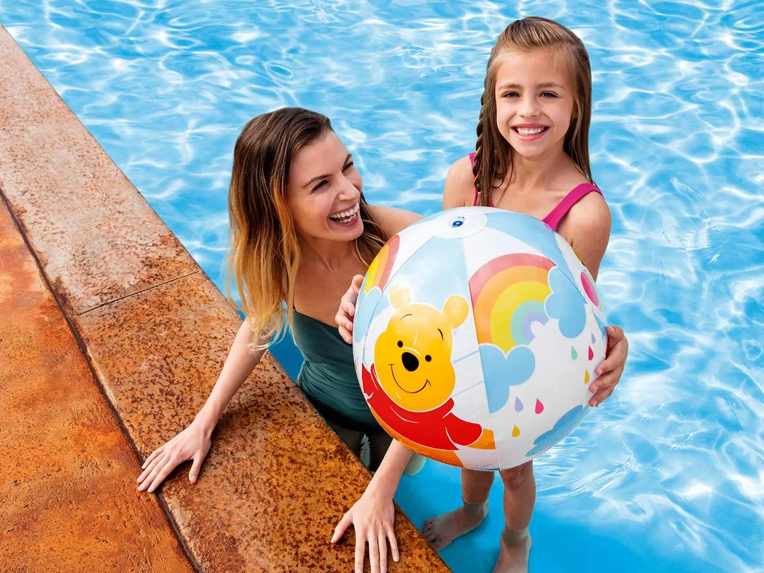 Pripučiamas kamuolys 51 cm Mikė Pūkuotukas INTEX 58025 - nuotrauka 1