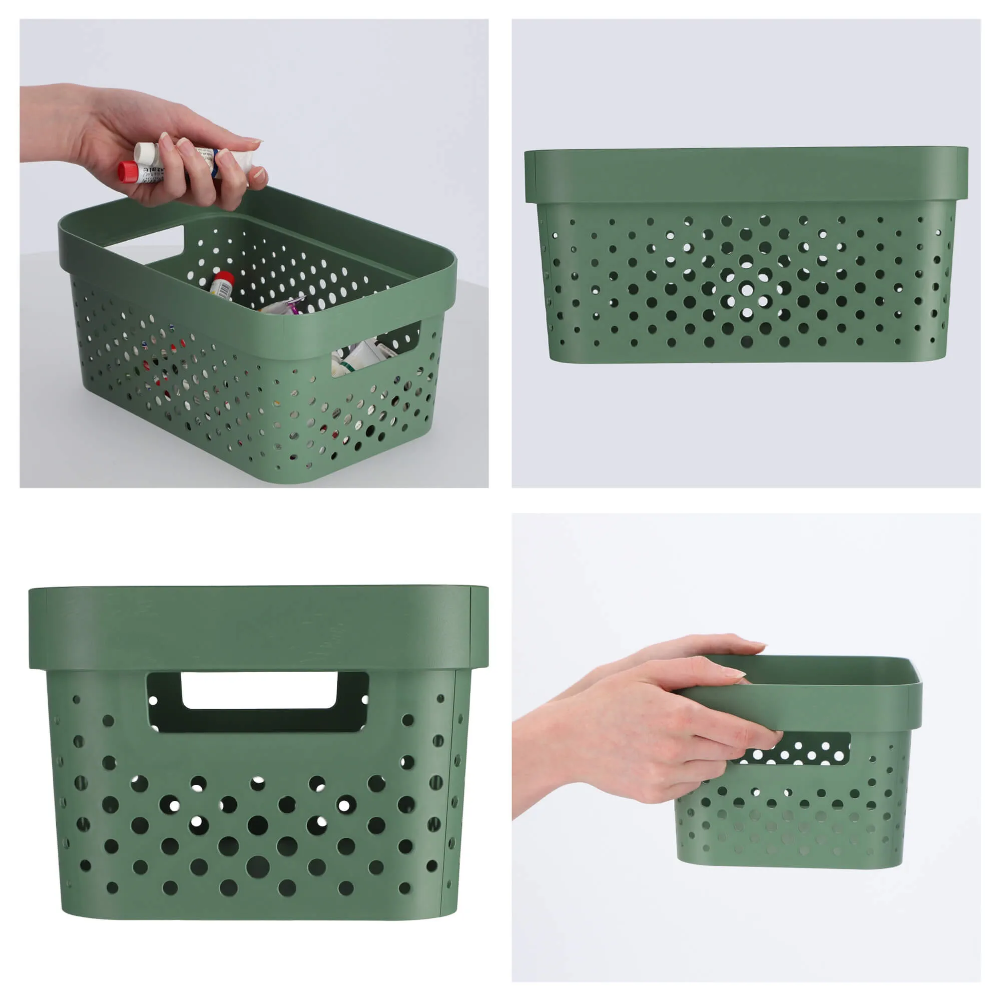 Infinity Eko Curver 4,5 l plastikinis indas, žalias