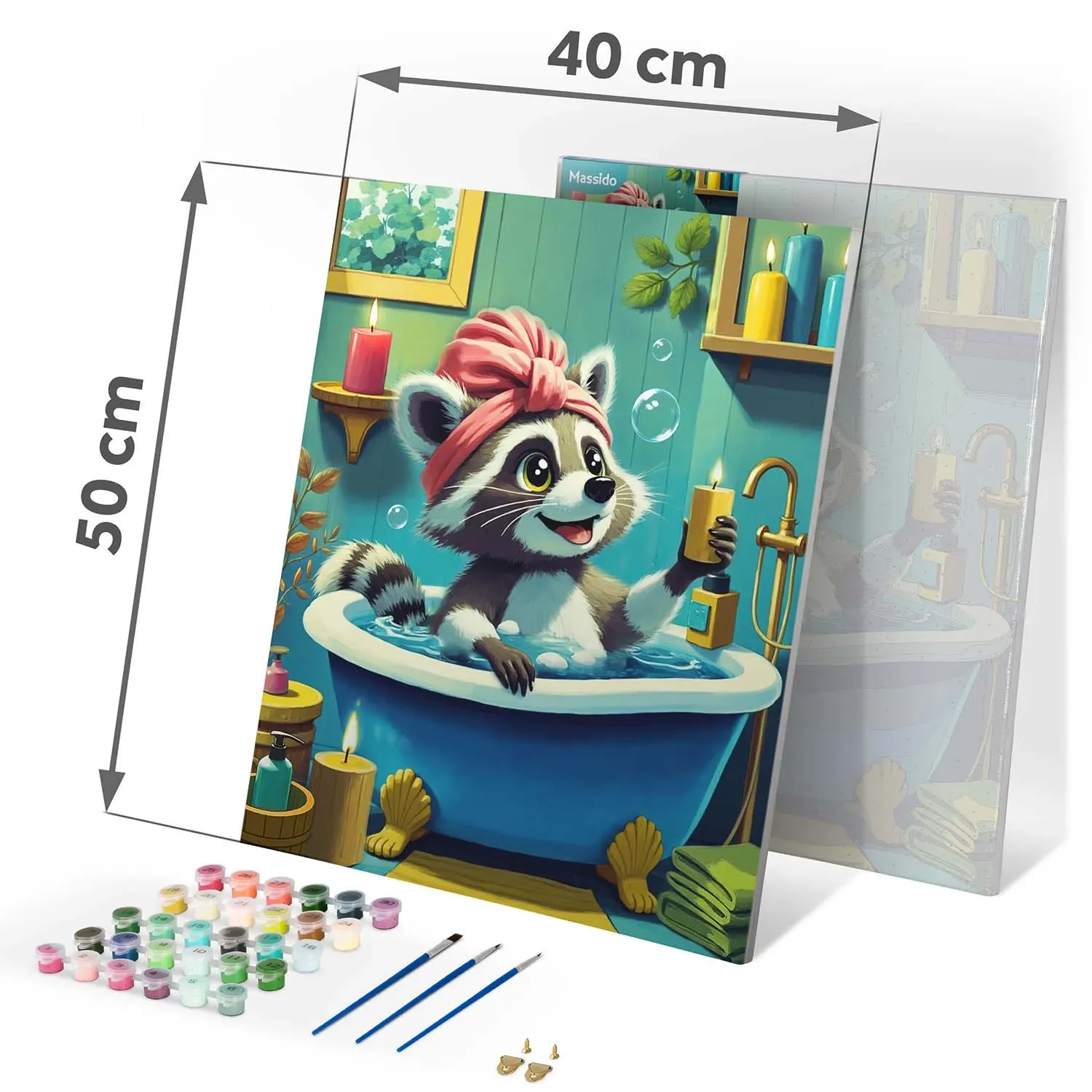 Paveikslas tapyti pagal skaičius 40x50 cm Massido Szop - nuotrauka 1