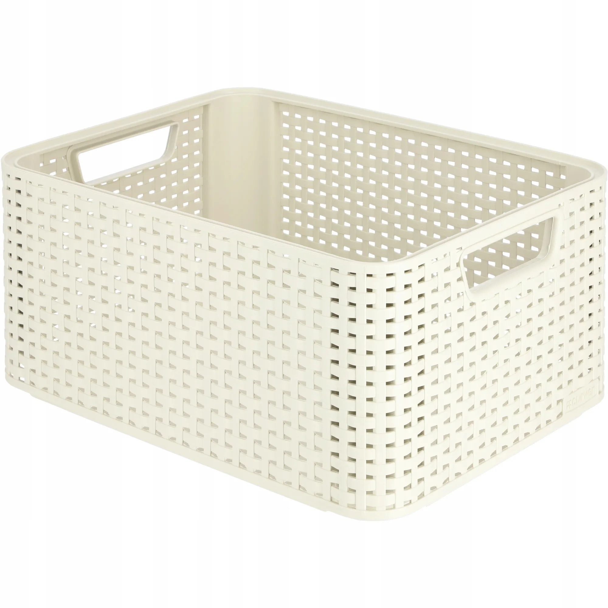 „Curver Style“ 18 l talpos laikymo konteineris, kreminės spalvos