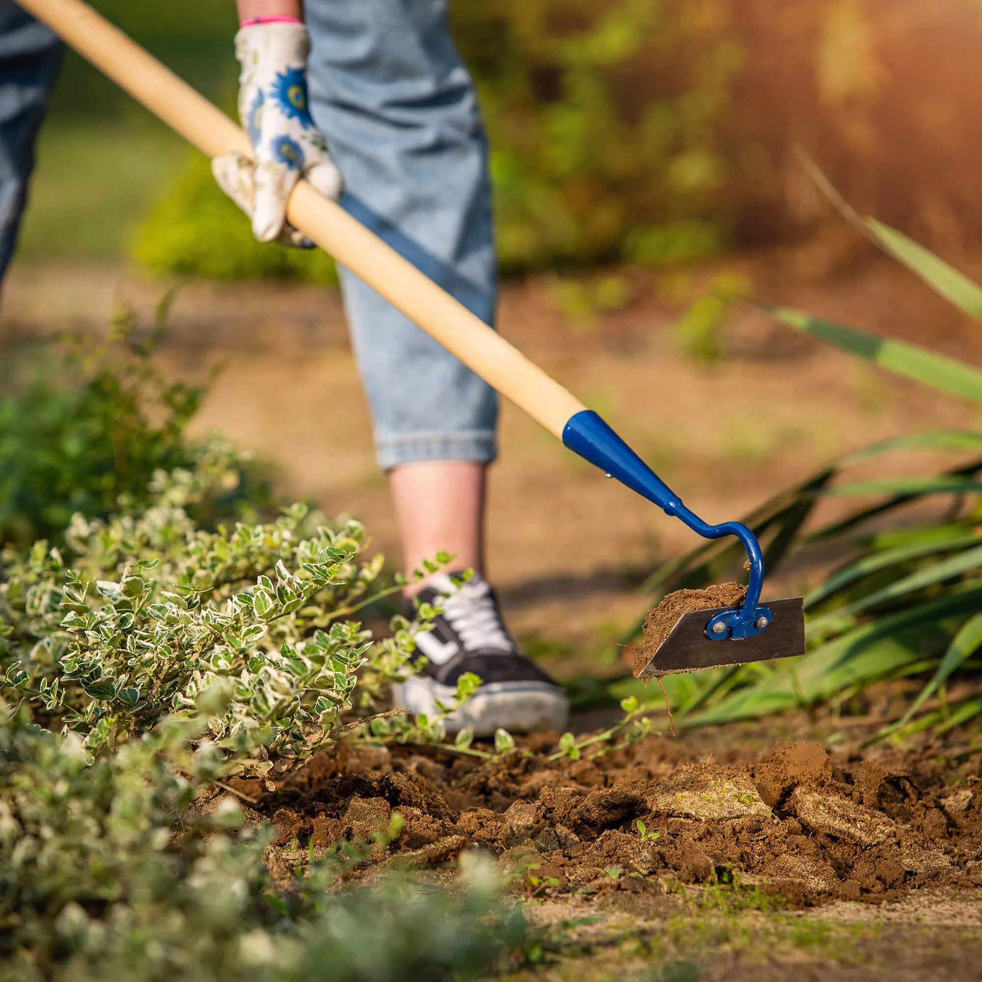 Doville metalinis kauptukas 132 x 12 cm, mėlynas