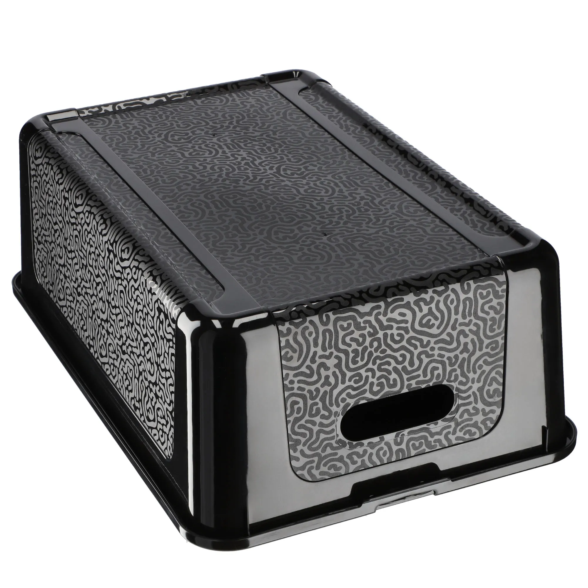 „Dozza“ 11 l laikymo konteineris su dangčiu, juodas