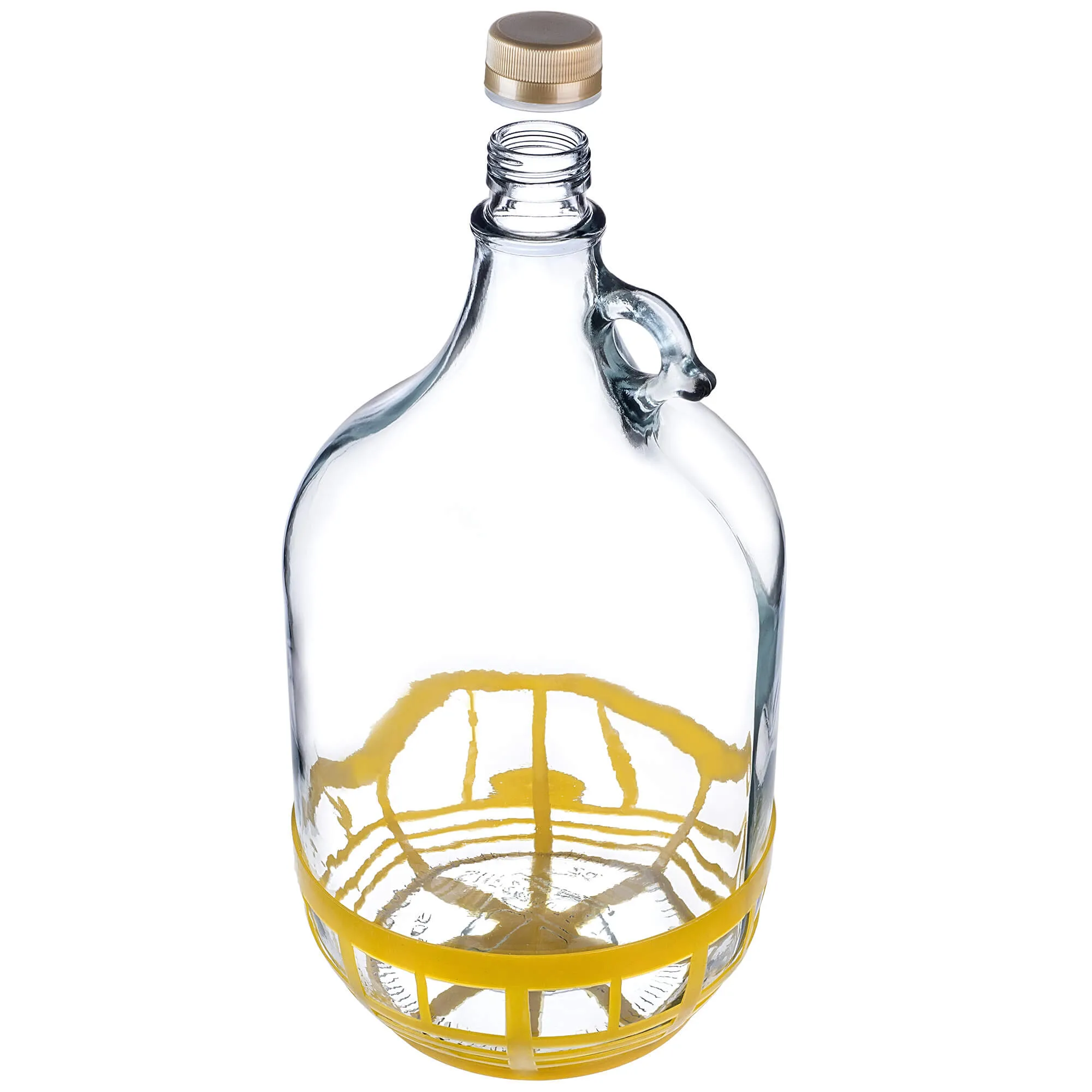 Vyno buteliai su užsukamu dangteliu, 5 l, 6 vnt.