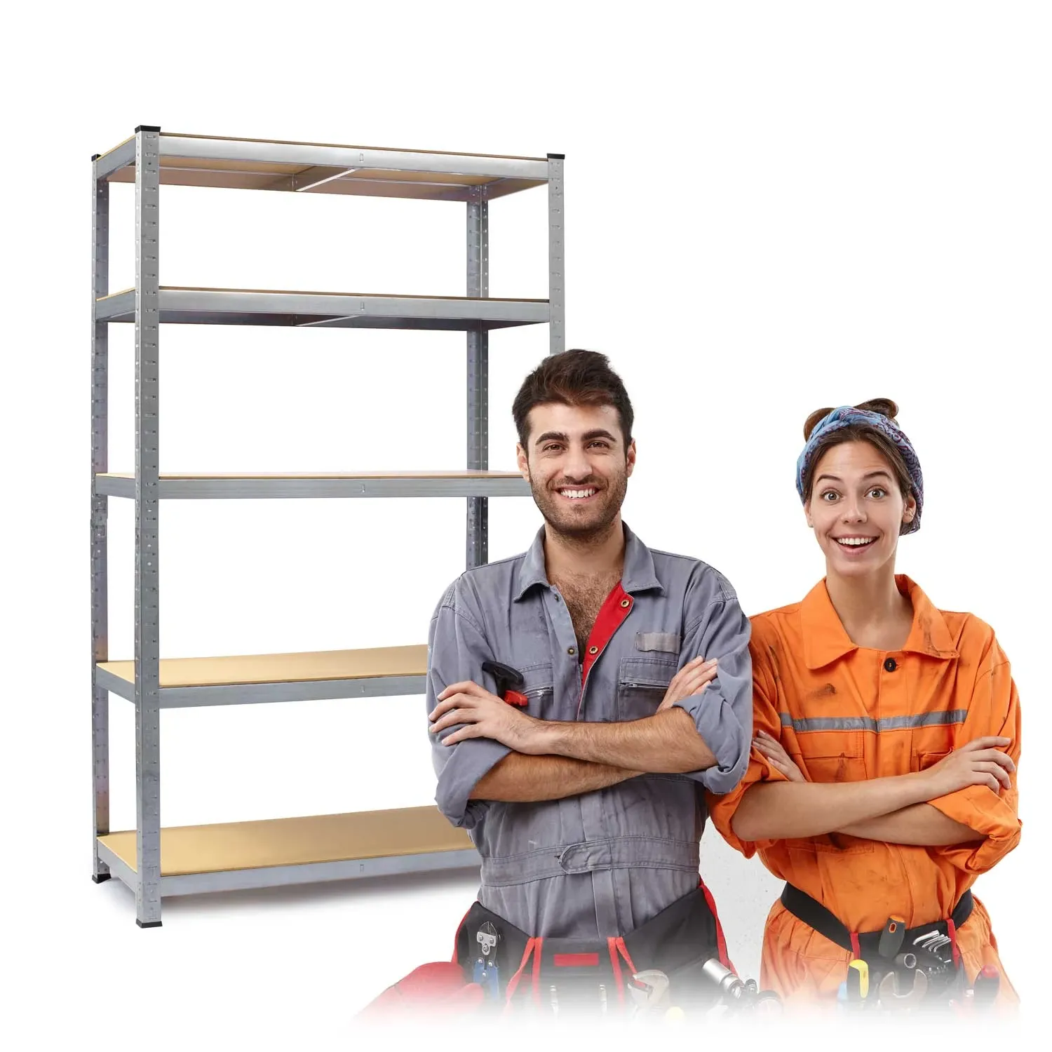 Metalinė lentyna daiktams laikyti 150 x 75 x 30 cm Humberg 4840 - nuotrauka 1