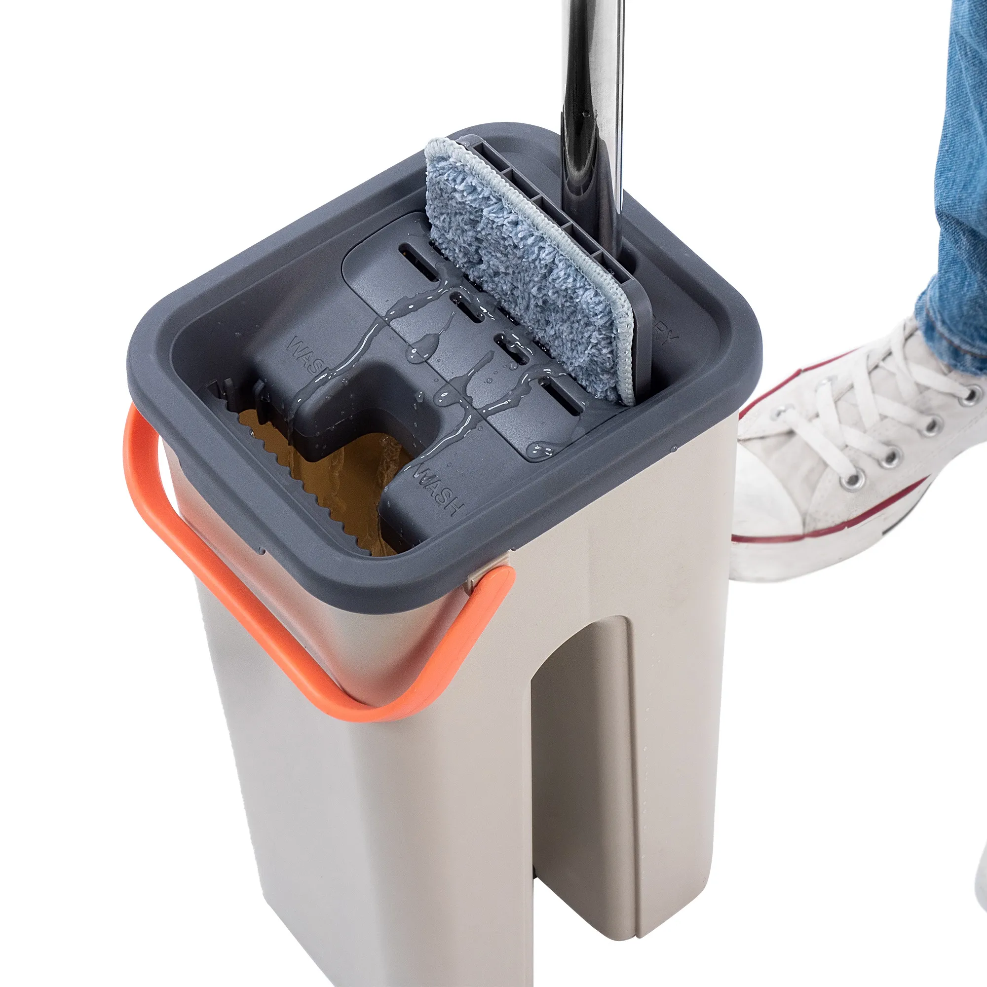 Gras plokščių grindų šluostė 135 cm