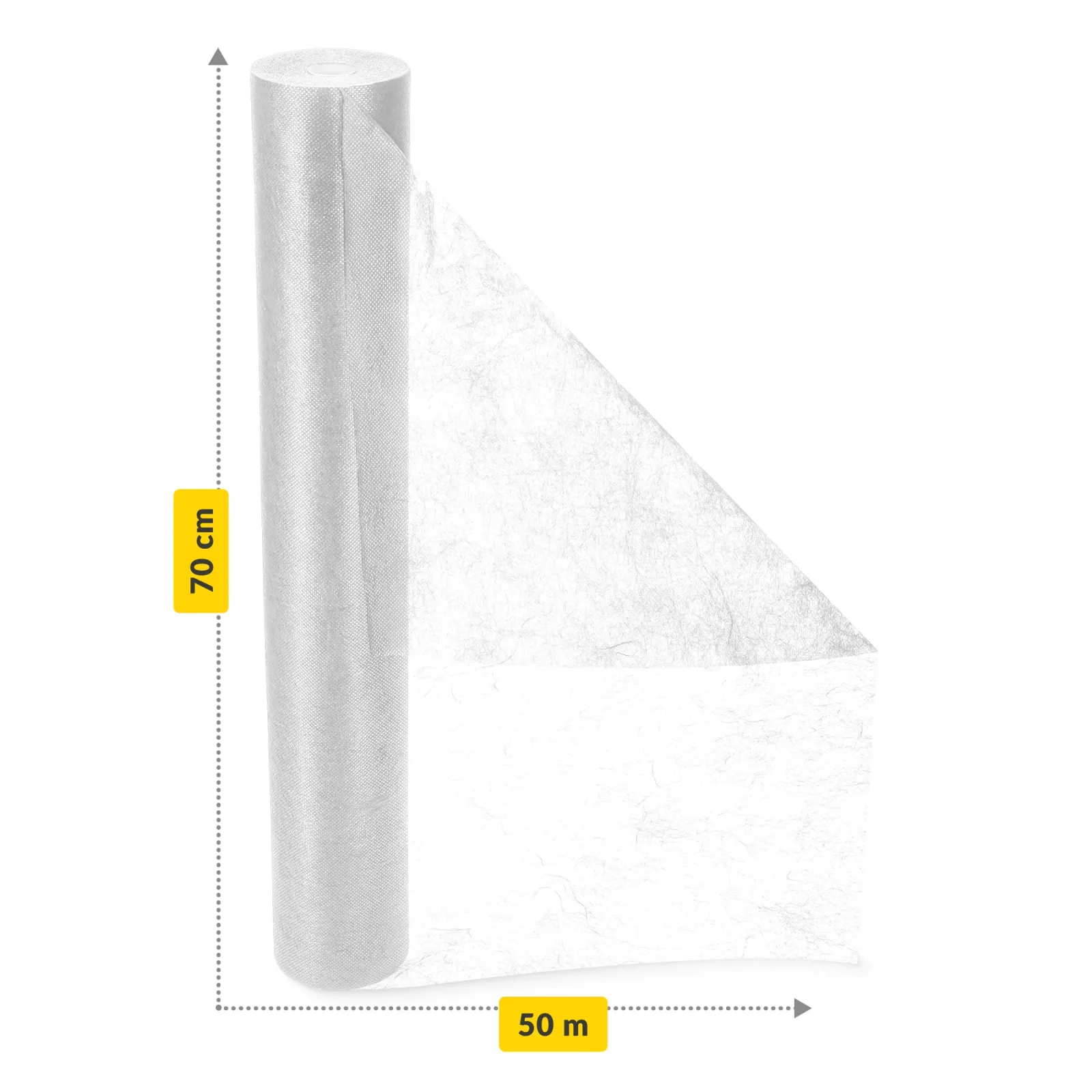 Medicininis įklotas ritinėlyje MED 70 cm x 50 m