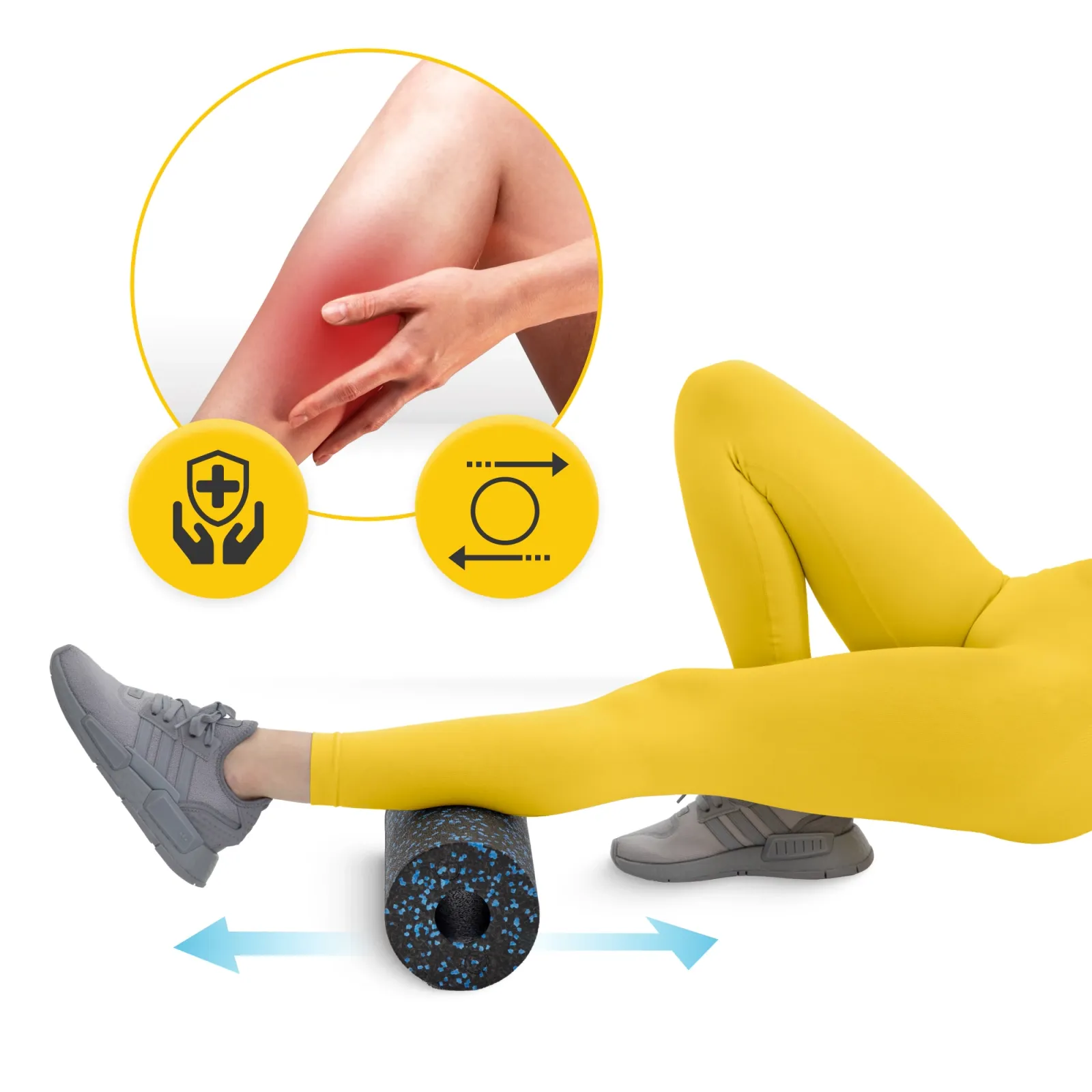 EPP putplasčio masažinis volelis
