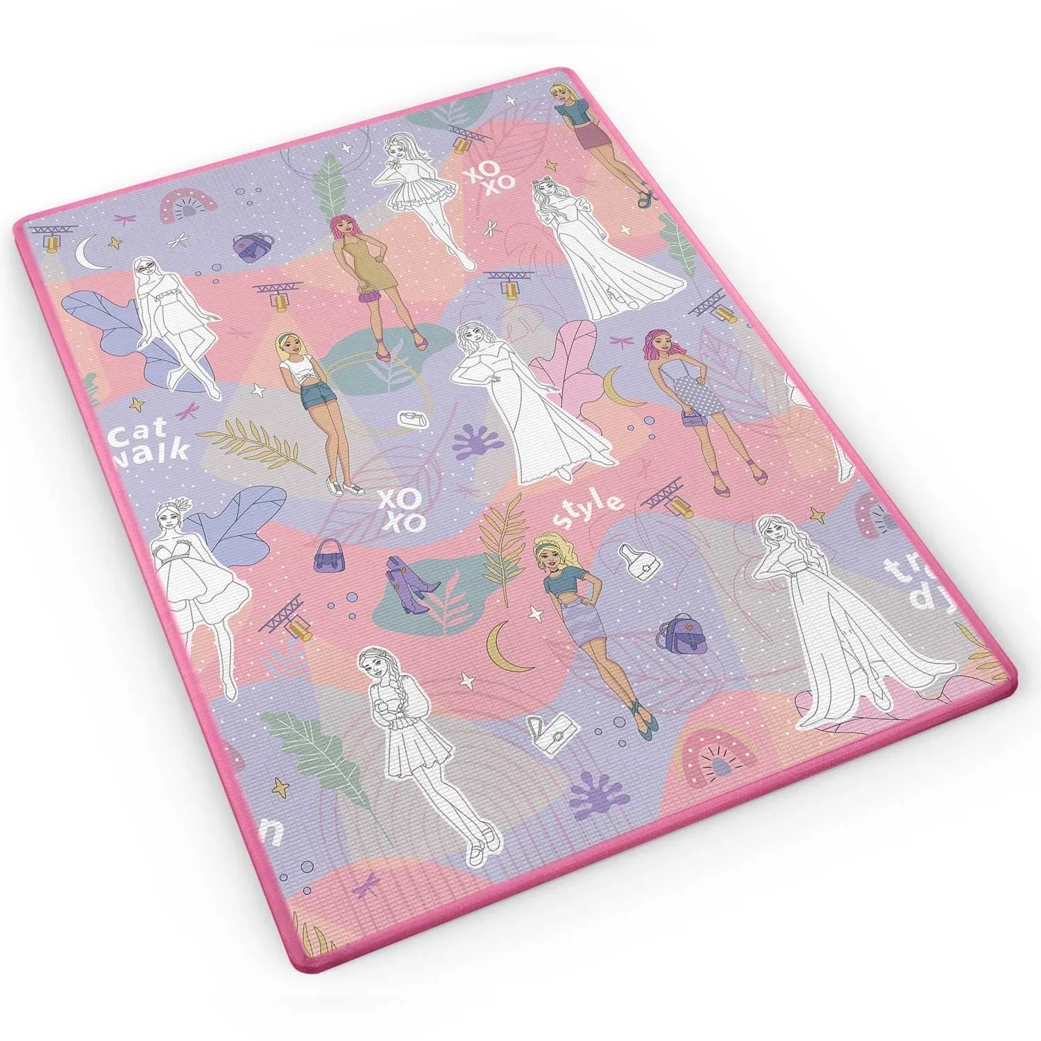 Ricokids RK-344 putplasčio kilimėlis spalvinimui, susuktas, 120 x 90 x 0,3 cm - nuotrauka 1