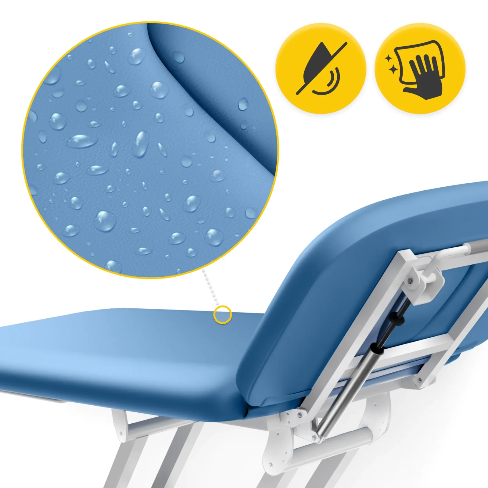 PURE mėlynas elektrinis masažo ir reabilitacijos stalas