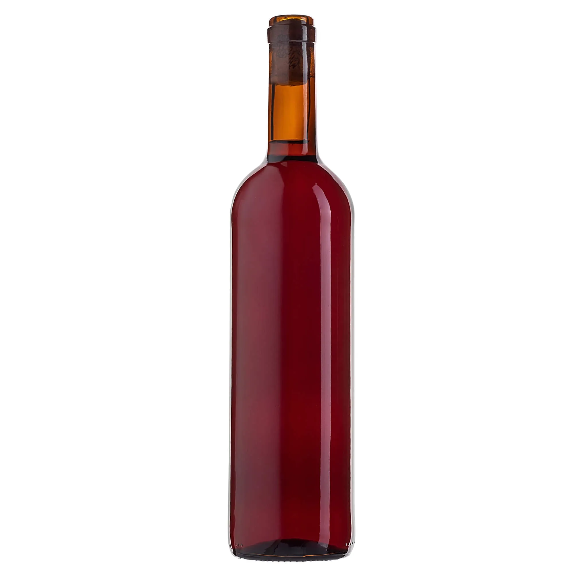 Biagio vyno butelis 750 ml rudas su aglomeruotu kamščiu 1 vnt.