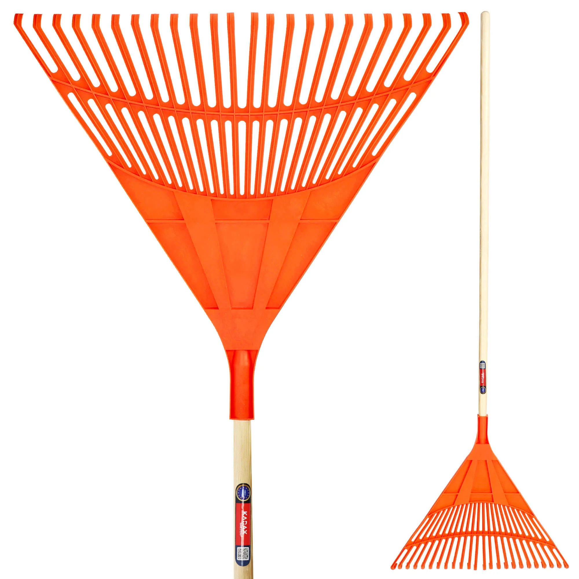 Lapų grėblys Scotto 176×60 cm, oranžinis