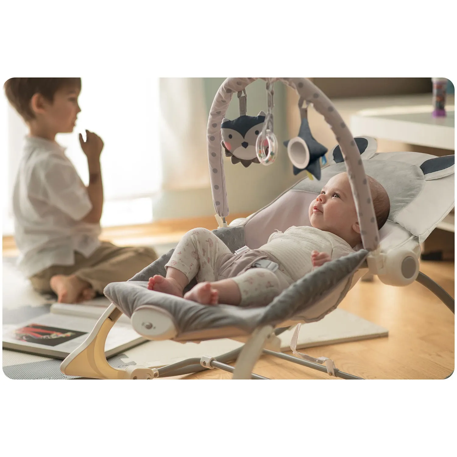 Ricokids supamoji lovelė su vibracija - viržių spalvos - nuotrauka 1