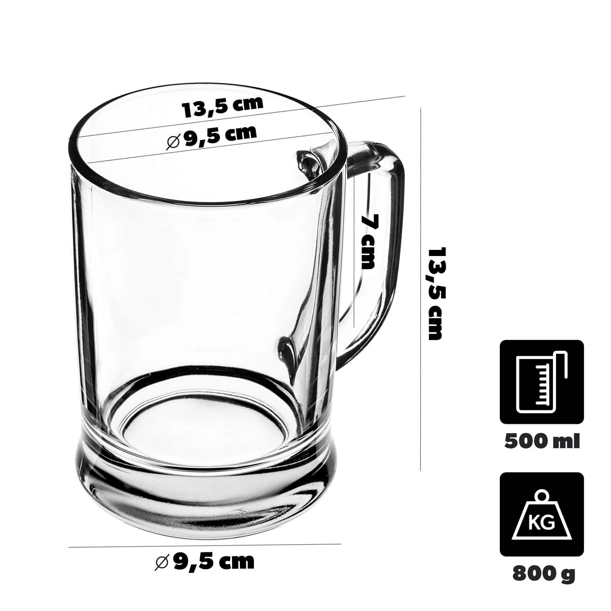 Cevio alaus bokalas 400ml 1 vnt.