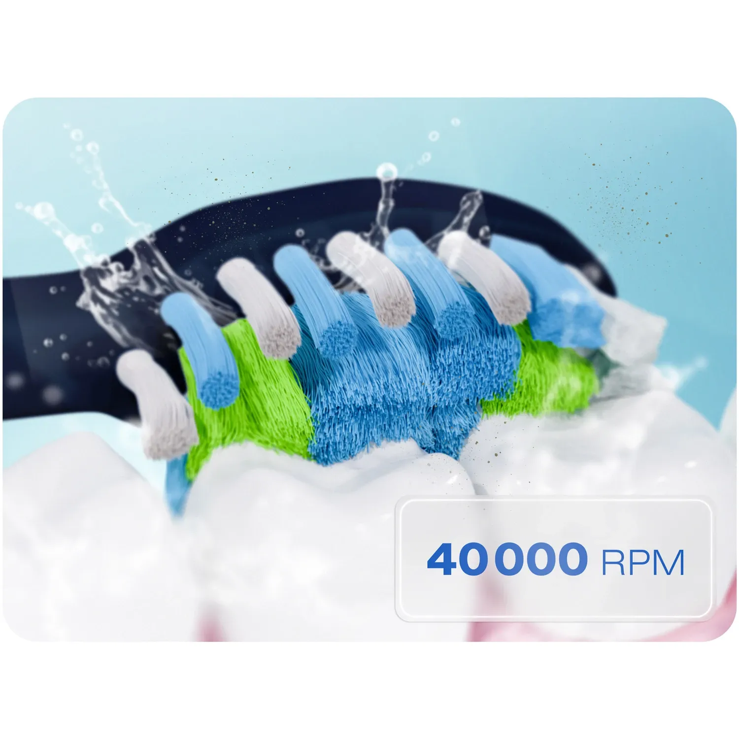 Berdsen Galaxy Duo Sonic dantų šepetėlių rinkinys (2 vnt.) - nuotrauka 1