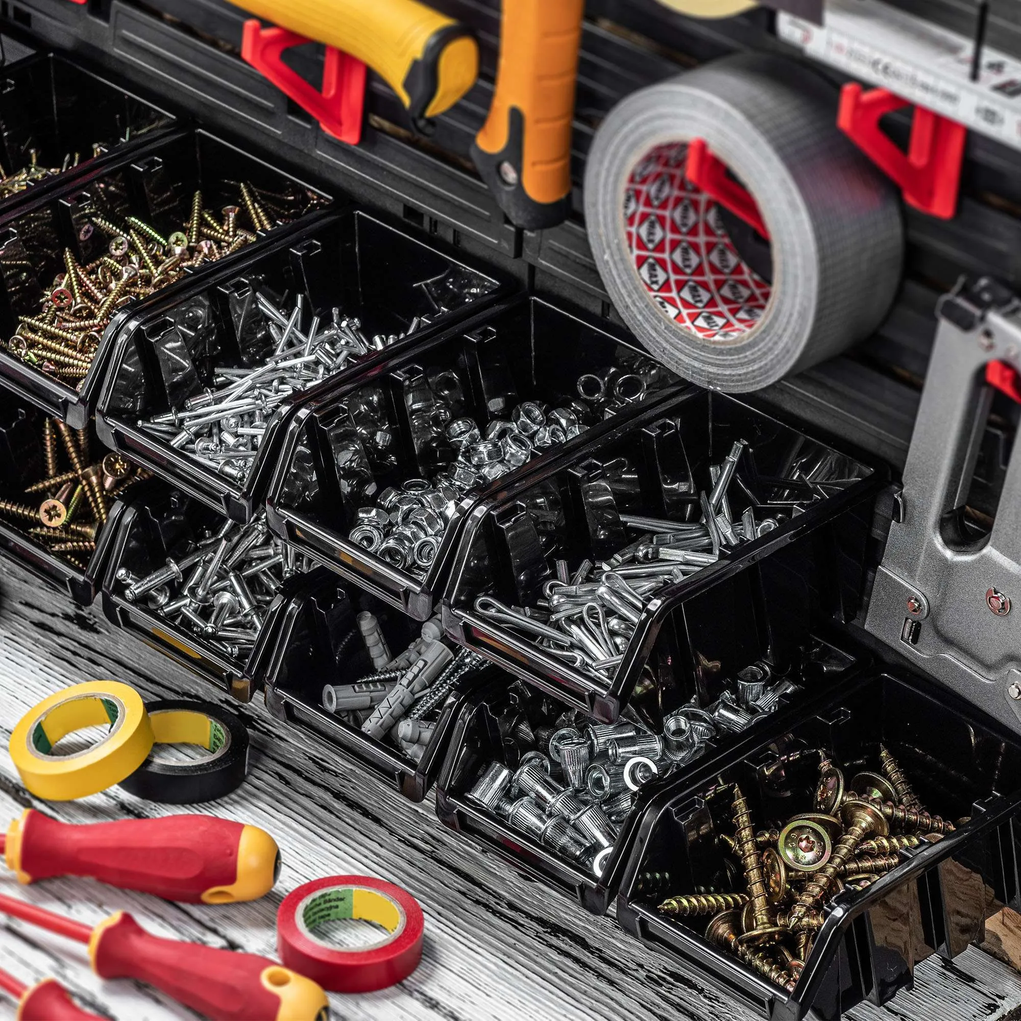 „Viken“ dirbtuvių padėklas 20×12 cm, juodas, 50 vnt.