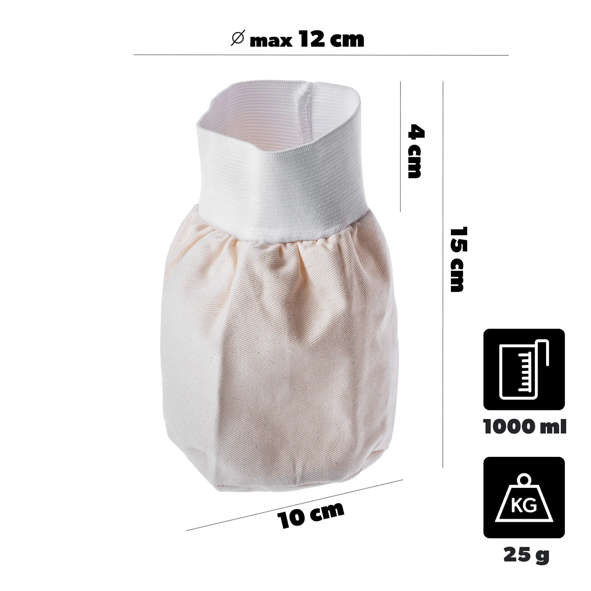 Orvieto 1 l tinktūros filtravimo maišelis