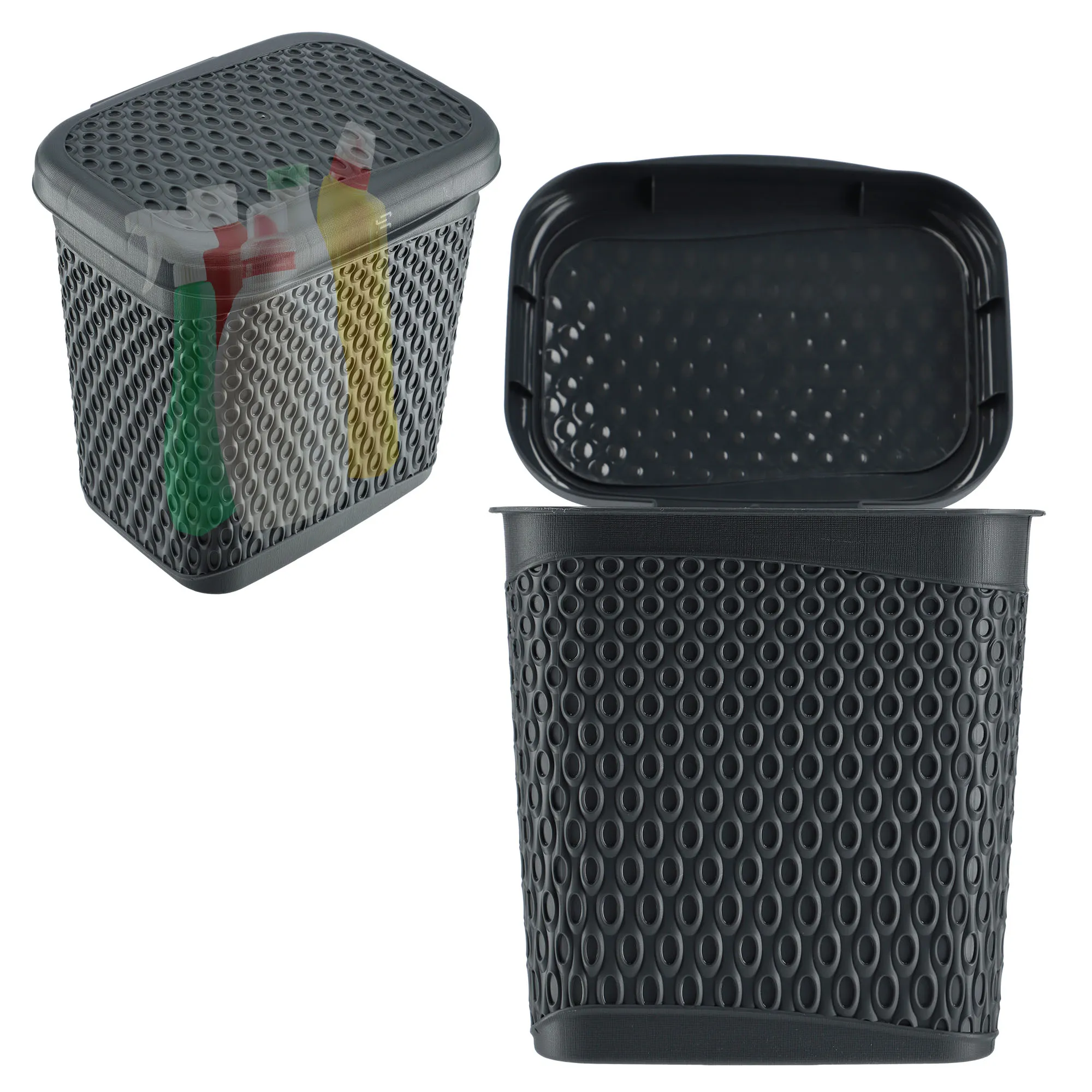 „Tatina“ skalbimo priemonės indas, 6 l, antracito spalvos