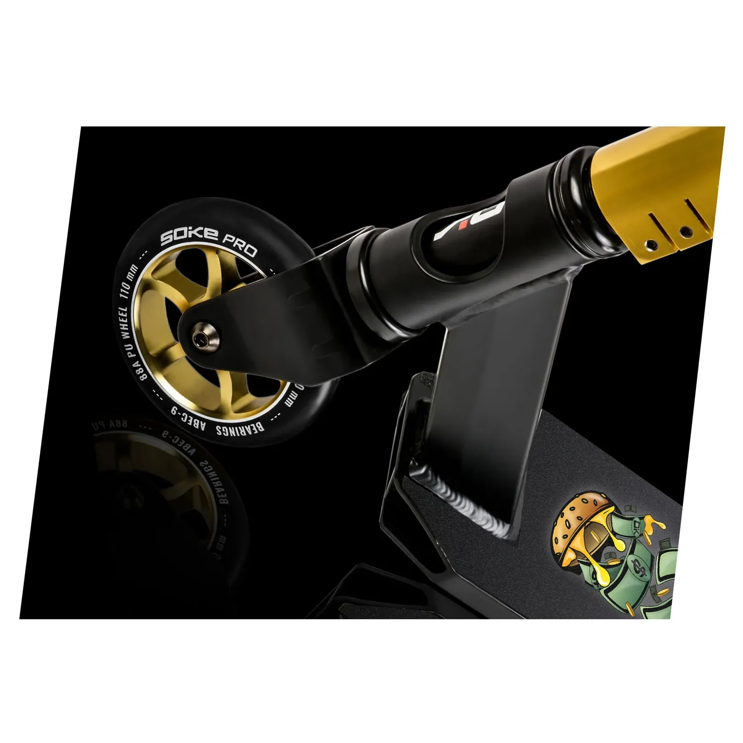 SOKE PRO auksinis paspirtukas - nuotrauka 1