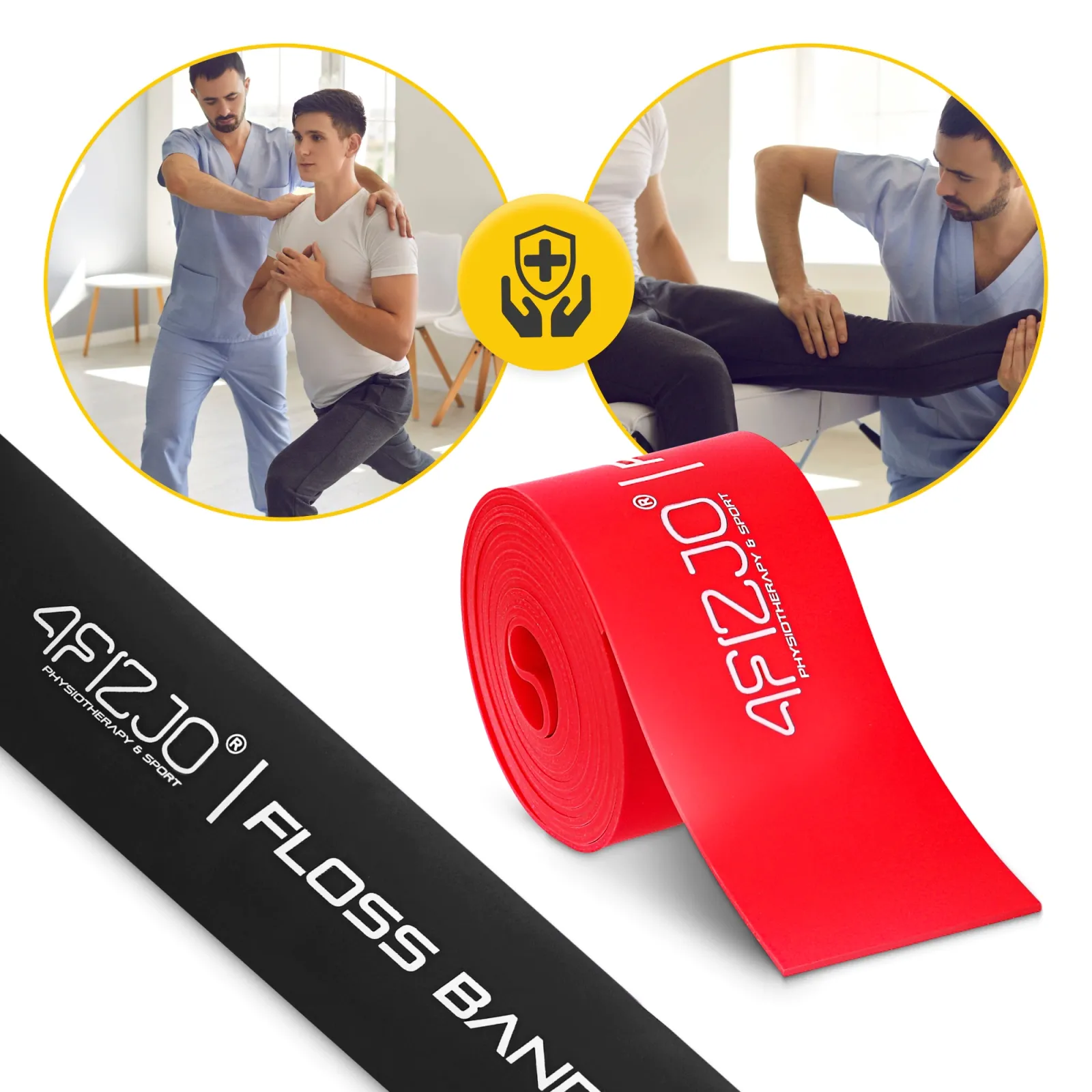 2 FLOSS BAND reabilitacijos juostų rinkinys