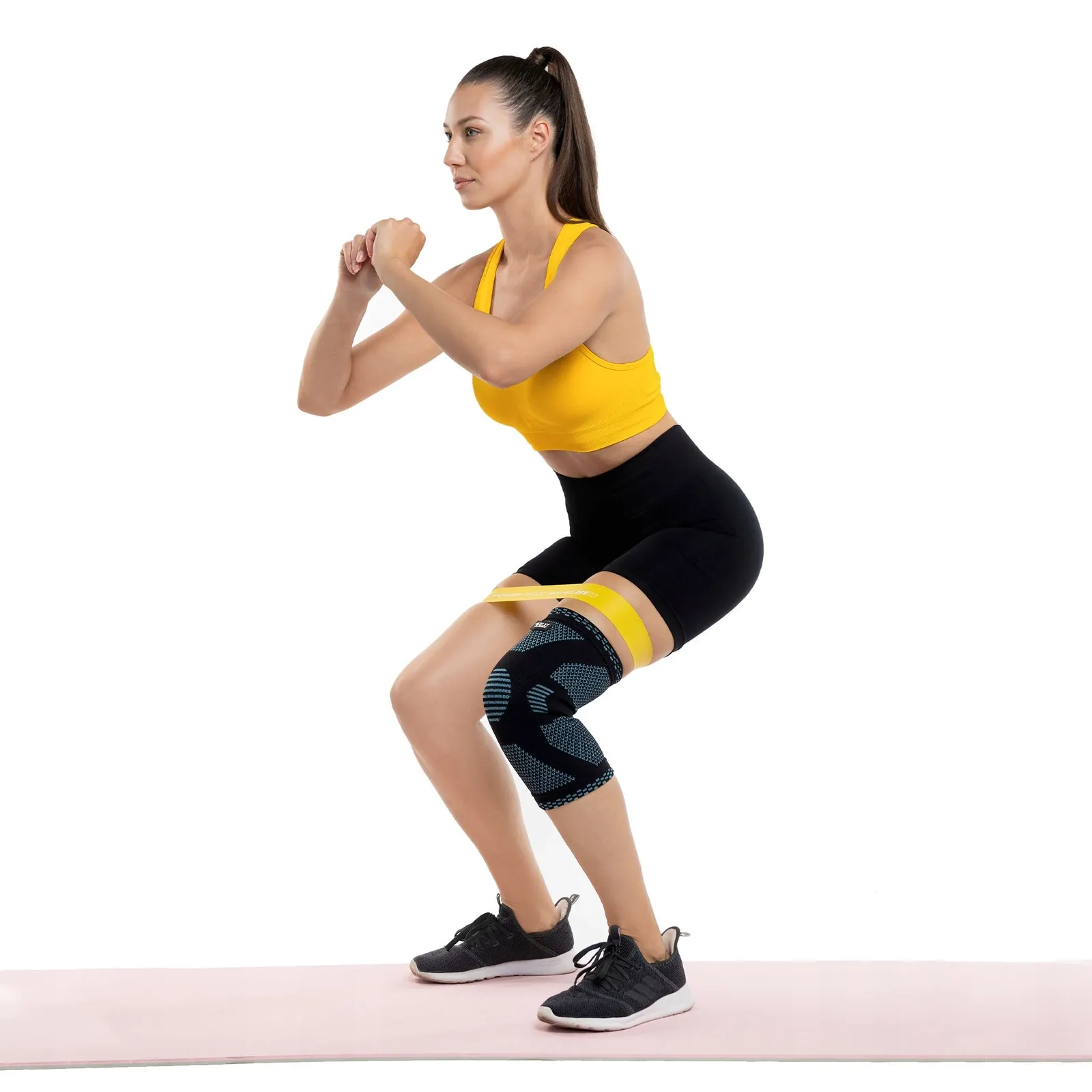 Elastinė kelio atrama S mėlyna