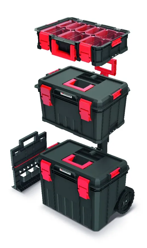 KISTENBERG Modular Solution 4in1 įrankių dėžės rinkinys B – KMSS553585B – juoda