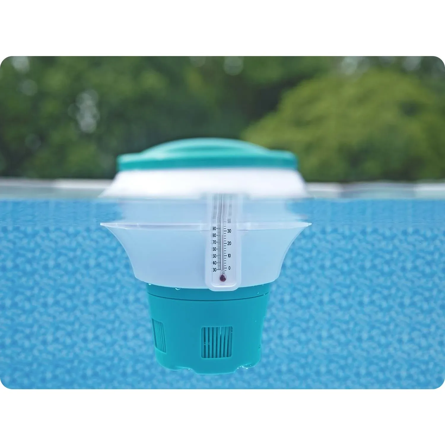 Didelis plūduras, „Bestway 58701“ baseino chemikalų dozatorius - nuotrauka 1