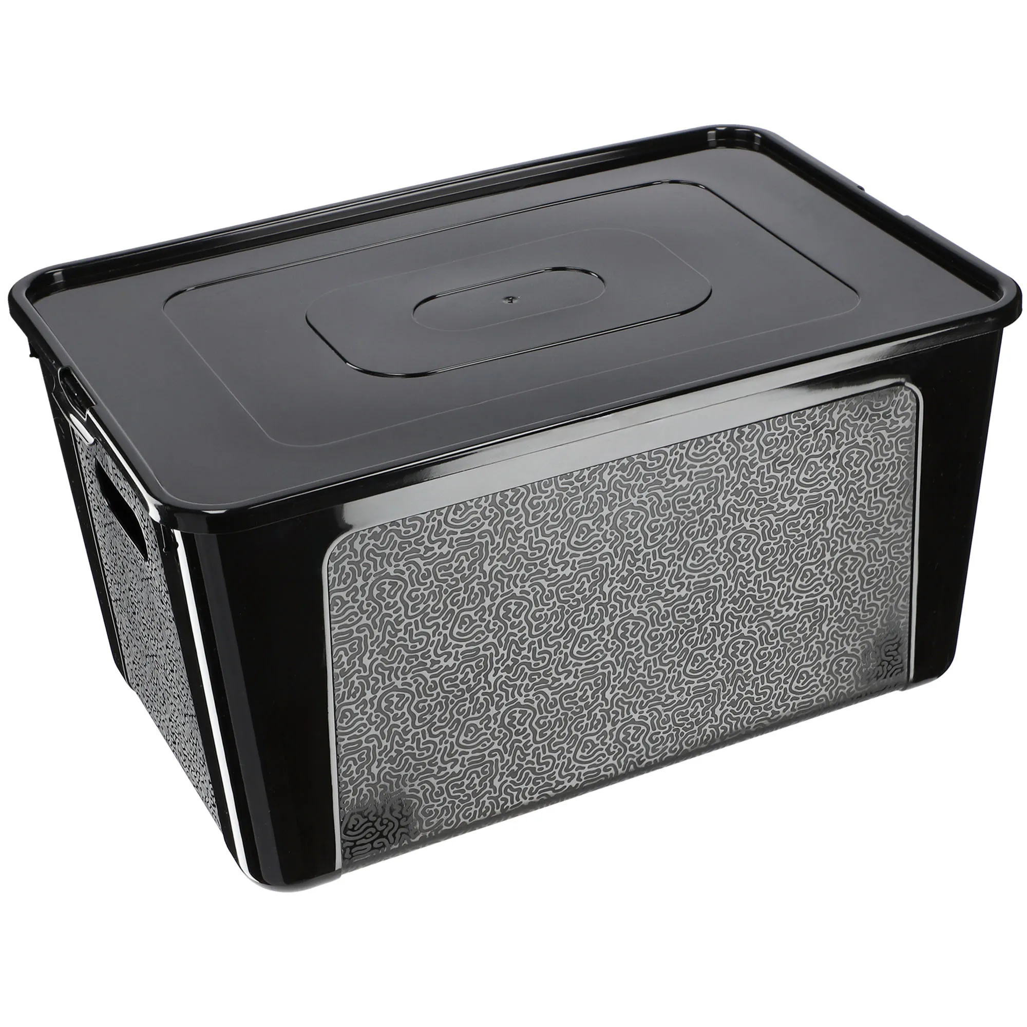 Dozza 17 l juodas laikymo konteineris su dangčiu