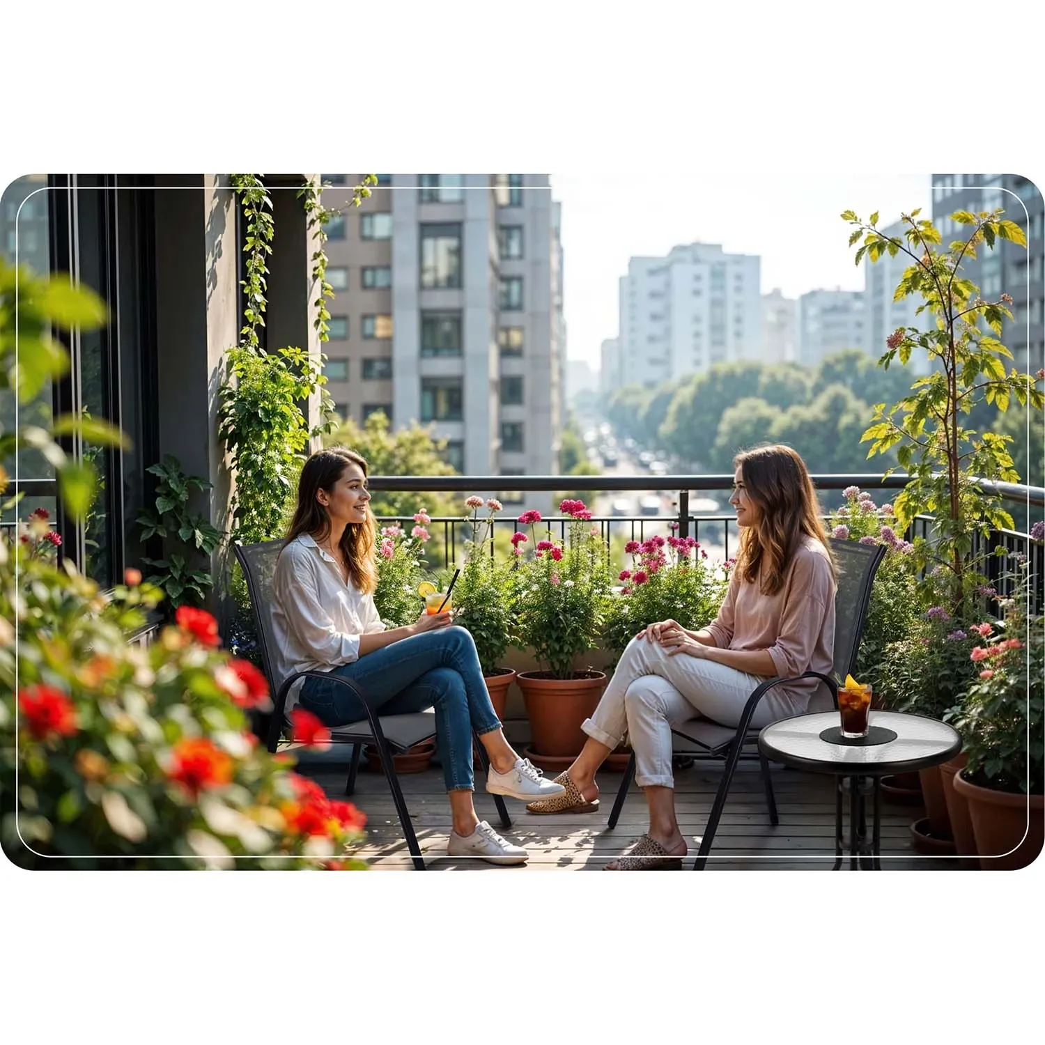 Sofotel SO-980 tekstilinės sodo kėdės, 2 vnt. komplektas - nuotrauka 1