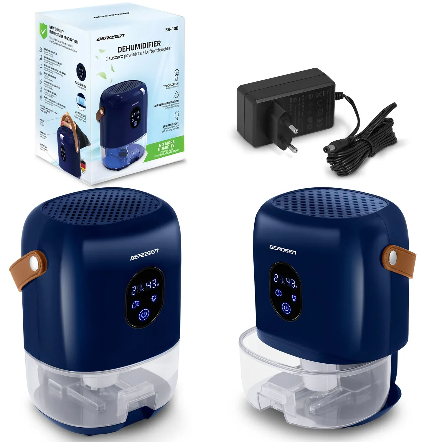 Berdsen BR-10B tamsiai mėlynas oro sausintuvas - drėgmės sugėriklis - nuotrauka 1