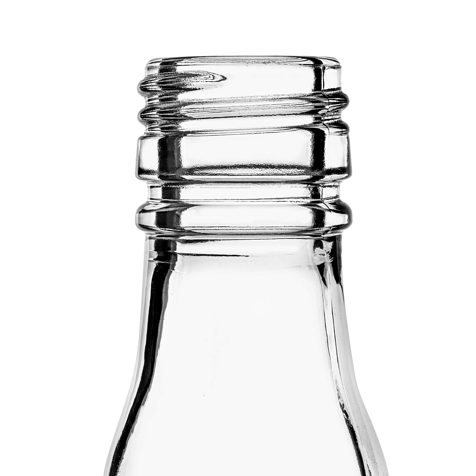 Monopol stikliniai buteliai 500 ml su auksiniu dangteliu, 10 vnt.