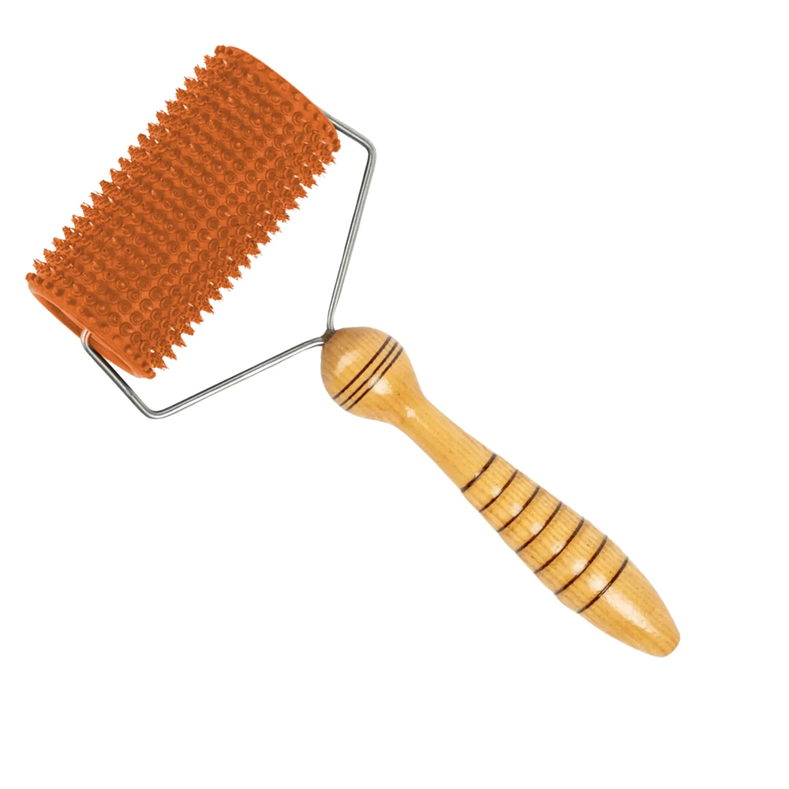 „Lyapko 5.0“ nikelio neturintis oranžinis daugiaadatinis masažinis volelis