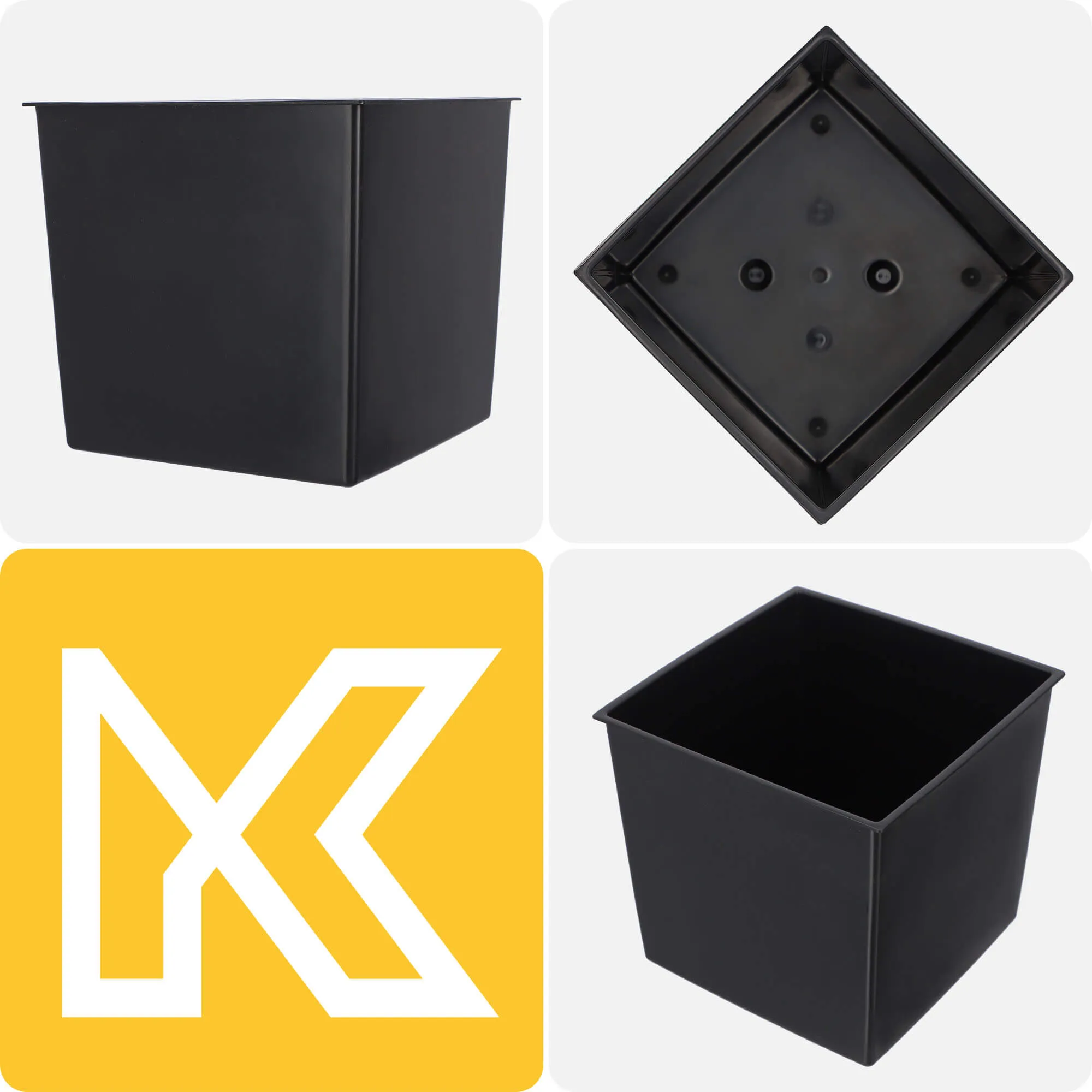 Gėlių vazonas su rotango įdėklu 19 cm