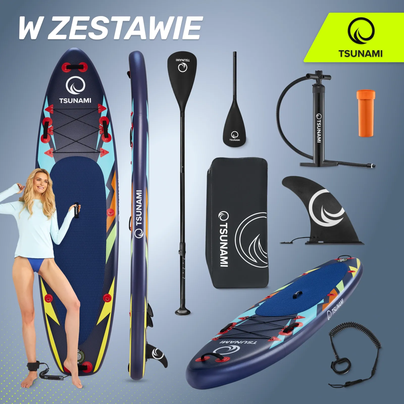 SUP TSUNAMI irklentė 320 cm T08